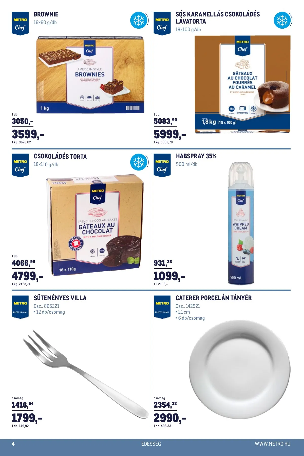 Metro akciós újság Horeca desszert 02.02–03.01 – 4. oldal
