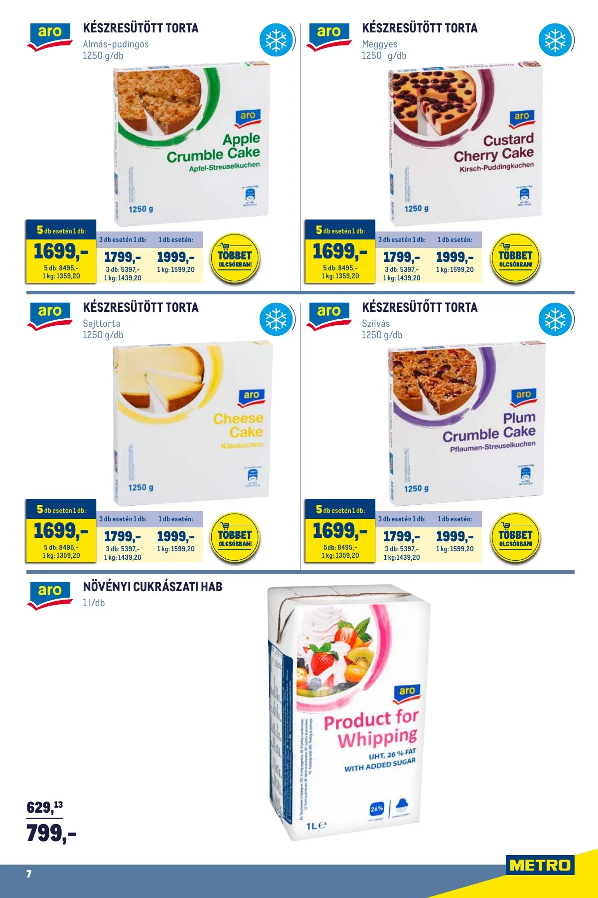 Metro akciós újság Horeca desszert 02.02–03.01 – 7. oldal