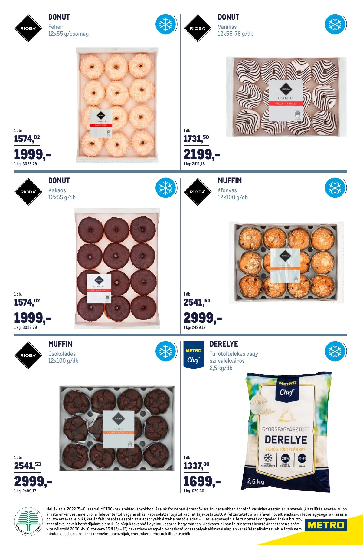 Metro akciós újság Horeca desszert 02.02–03.01 – 8. oldal