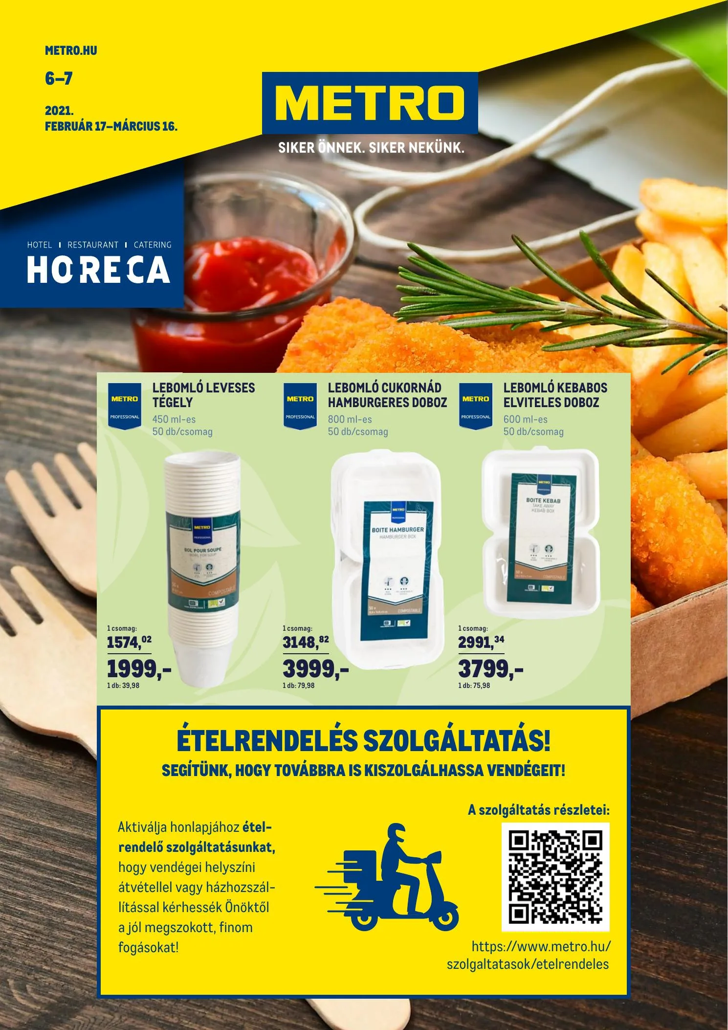 Metro akciós újság Horeca Extra 02.17–03.16