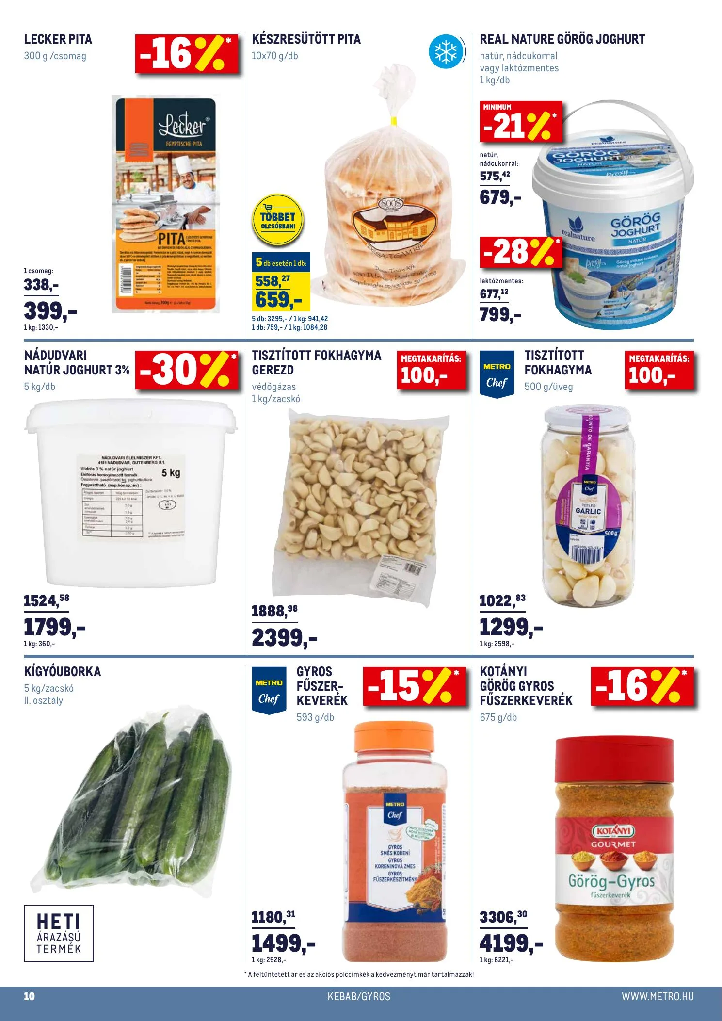 Metro akciós újság Horeca Extra 02.17–03.16 – 10. oldal