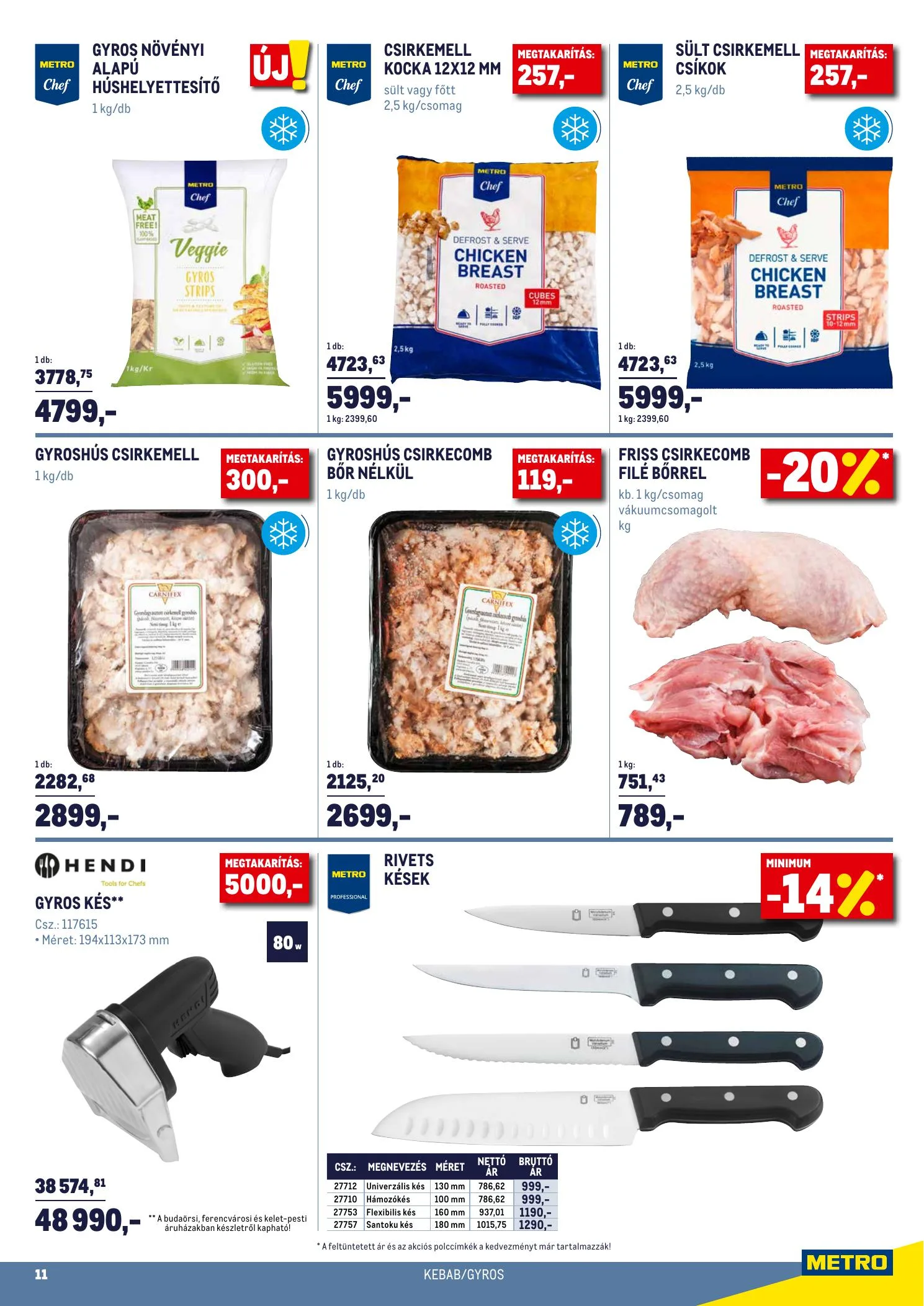 Metro akciós újság Horeca Extra 02.17–03.16 – 11. oldal