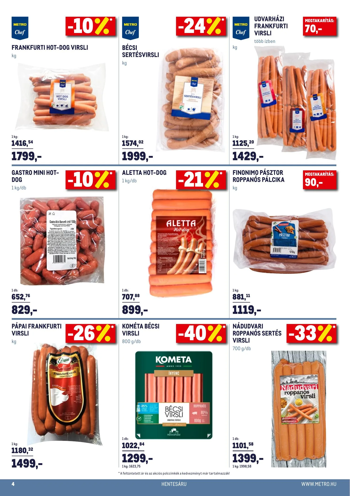 Metro akciós újság Horeca Extra 02.17–03.16 – 4. oldal