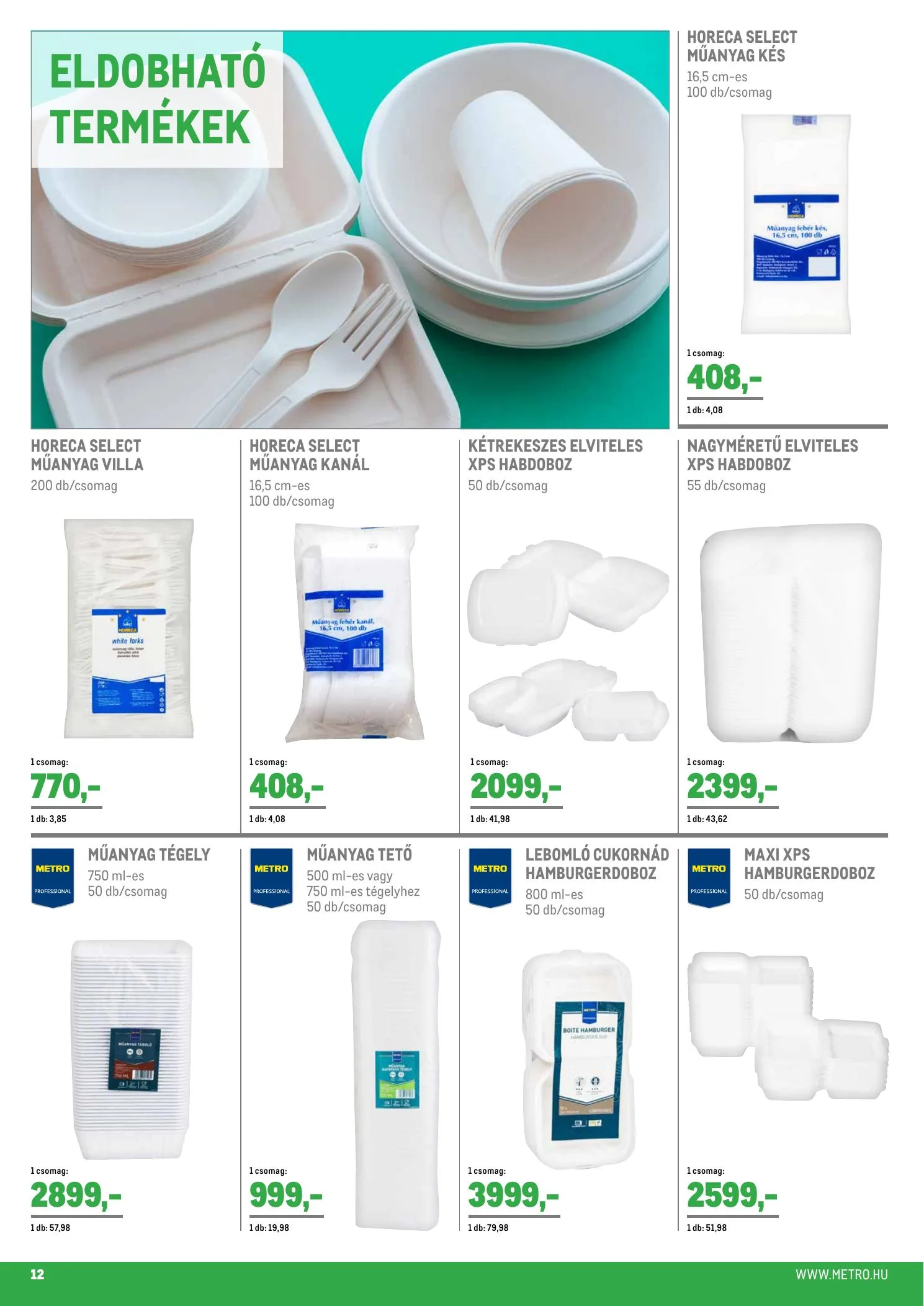 Metro akciós újság Horeca katalógus 03.03–03.30 – 12. oldal