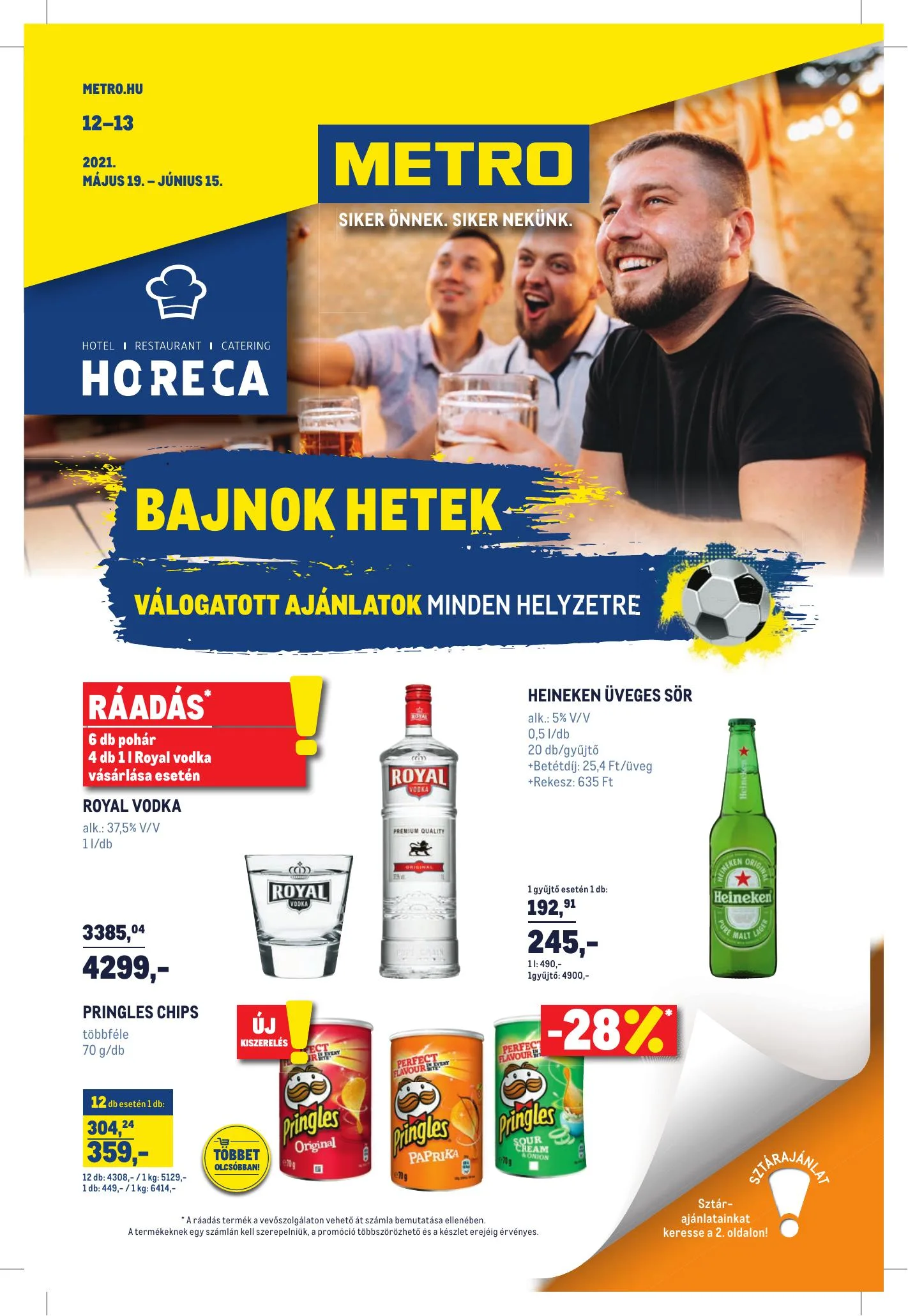 Metro akciós újság Horeca katalógus 05.19–06.15