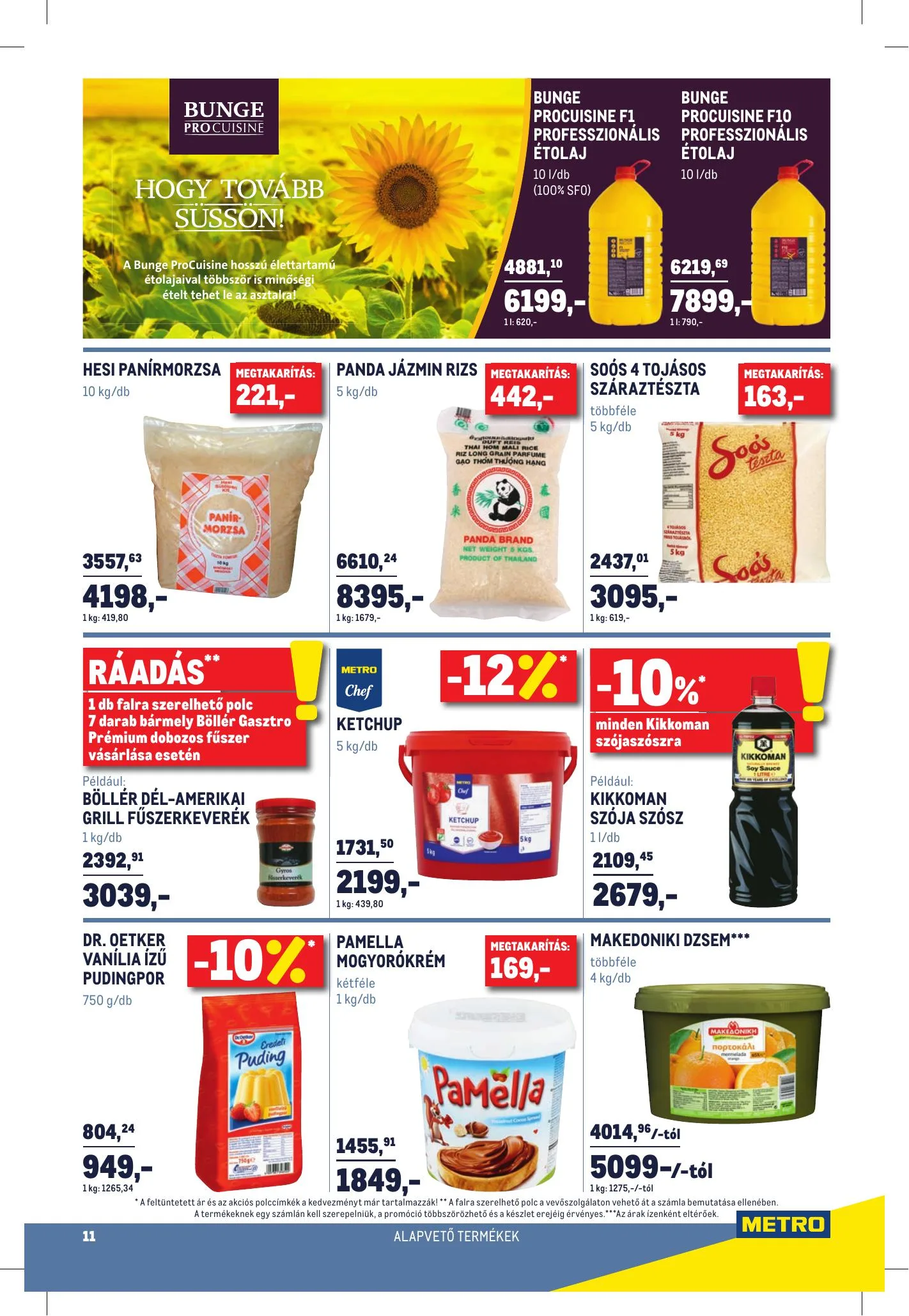 Metro akciós újság Horeca katalógus 05.19–06.15 – 11. oldal