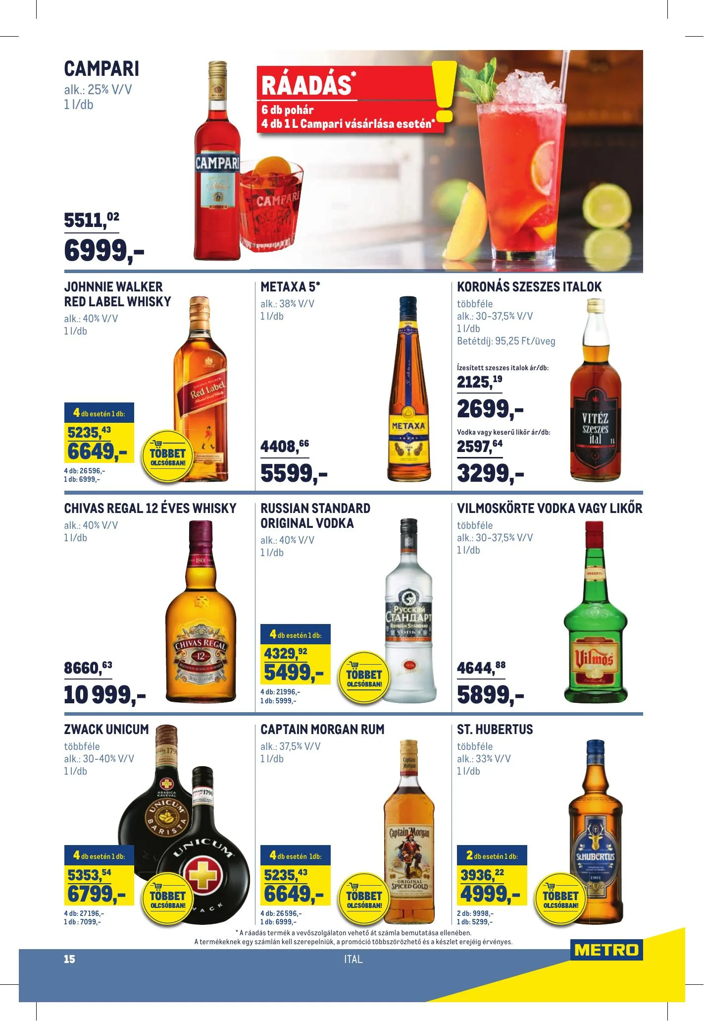 Metro akciós újság Horeca katalógus 05.19–06.15 – 15. oldal
