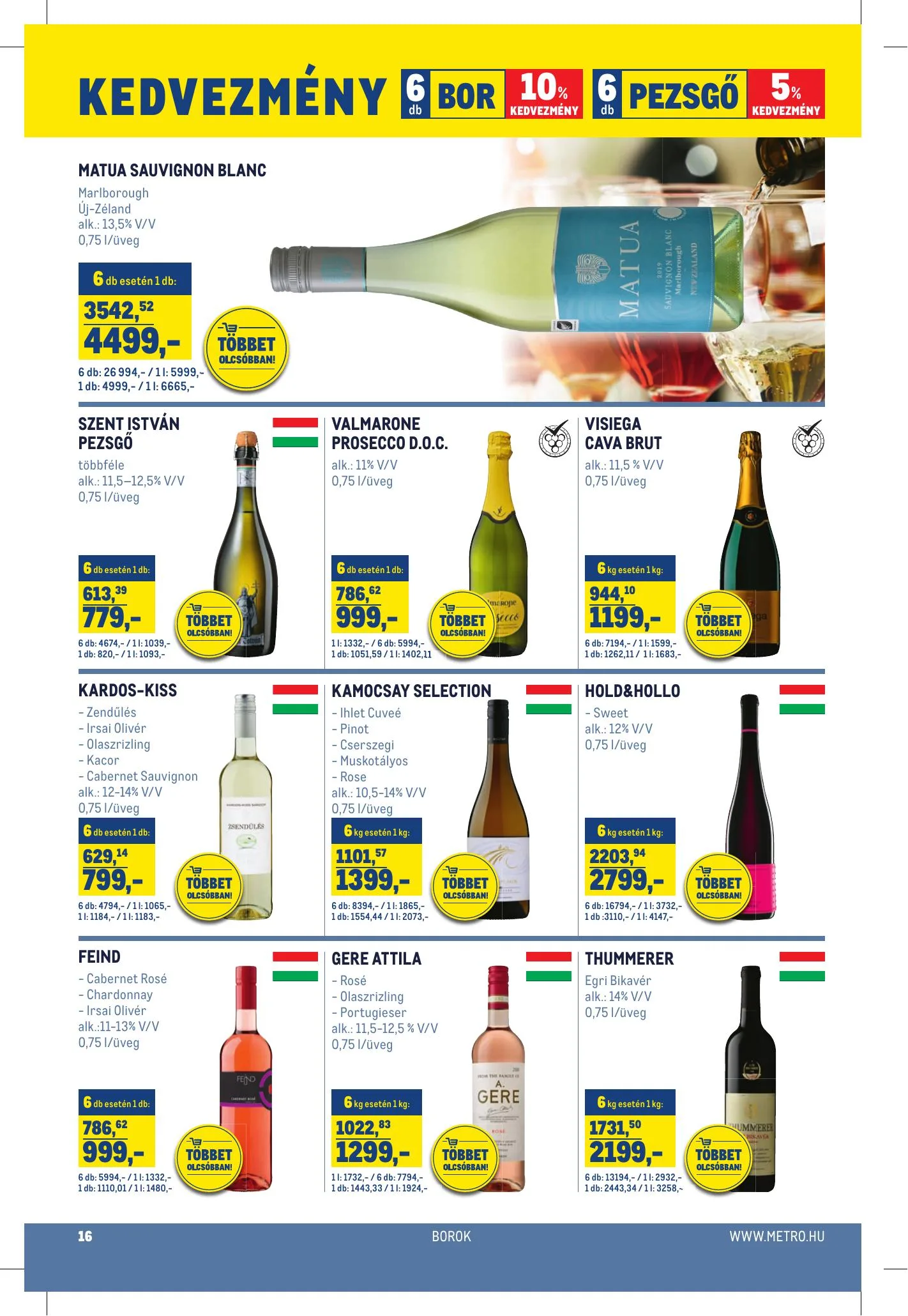 Metro akciós újság Horeca katalógus 05.19–06.15 – 16. oldal