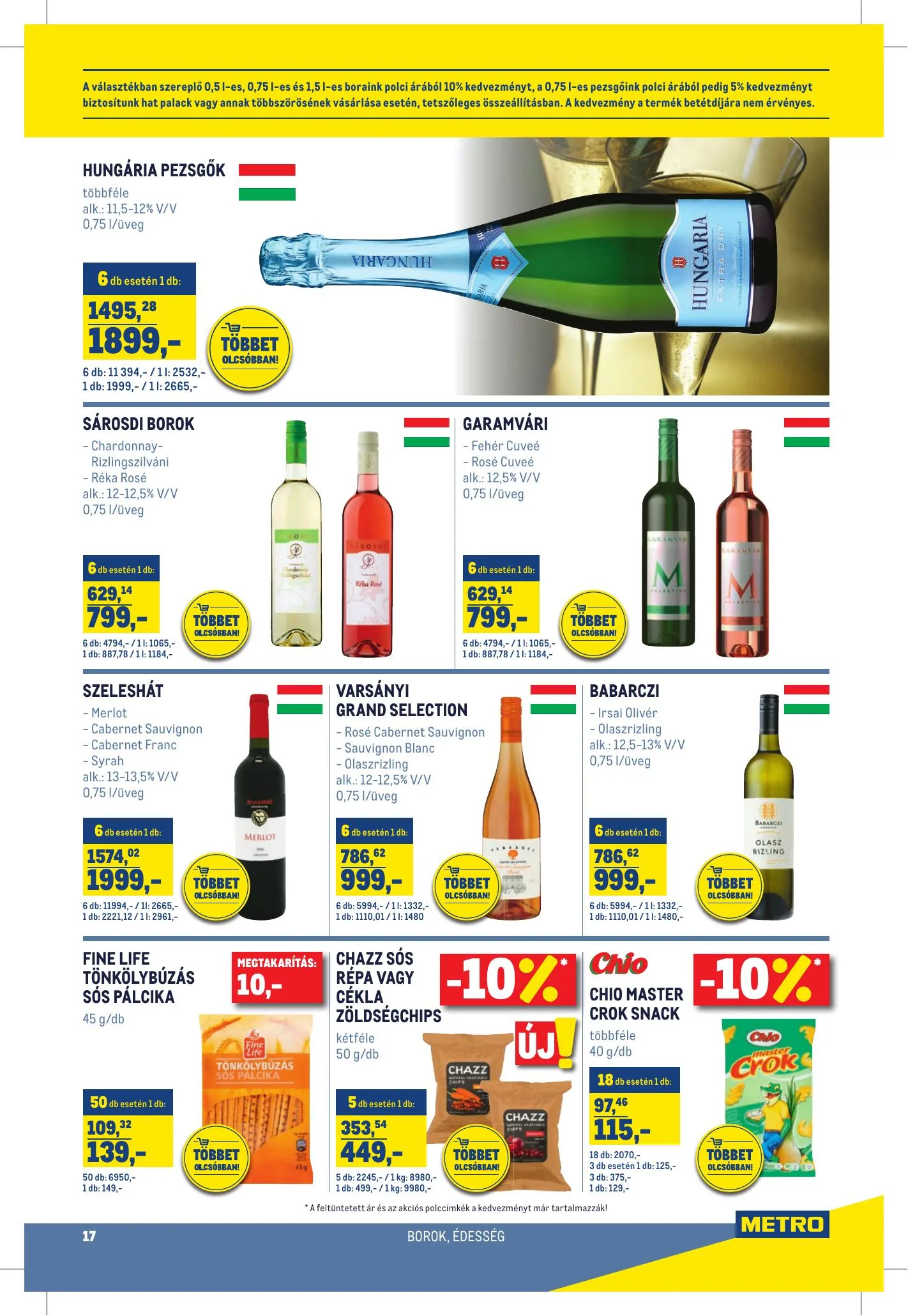 Metro akciós újság Horeca katalógus 05.19–06.15 – 17. oldal