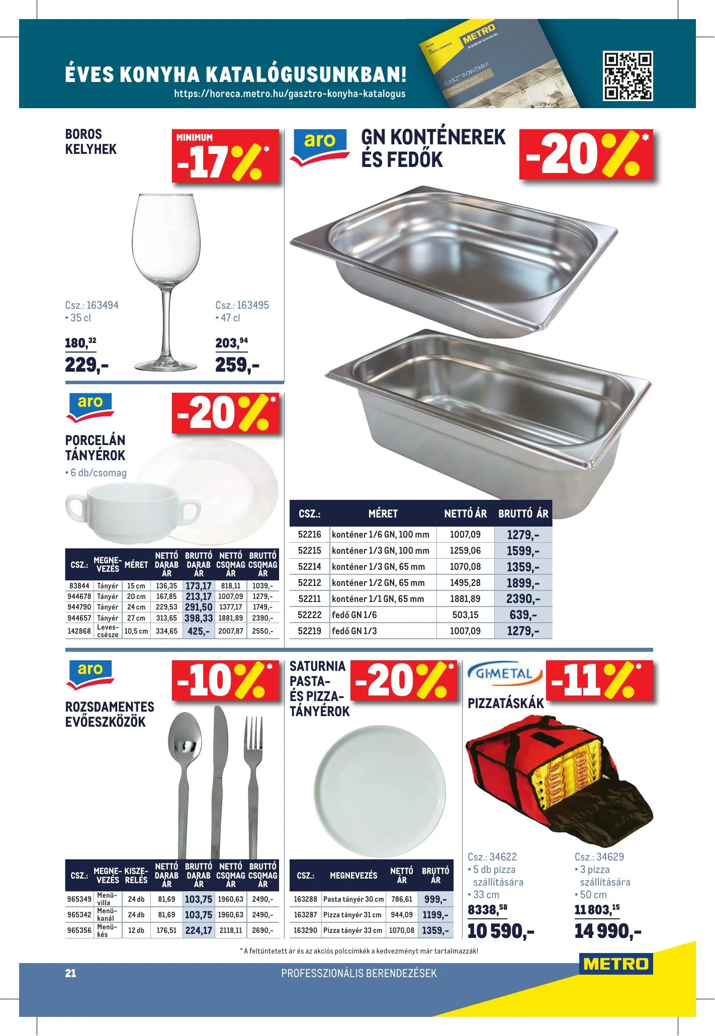 Metro akciós újság Horeca katalógus 05.19–06.15 – 21. oldal