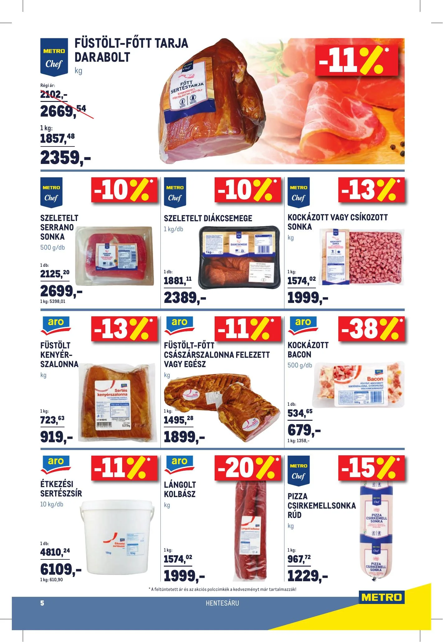 Metro akciós újság Horeca katalógus 05.19–06.15 – 5. oldal