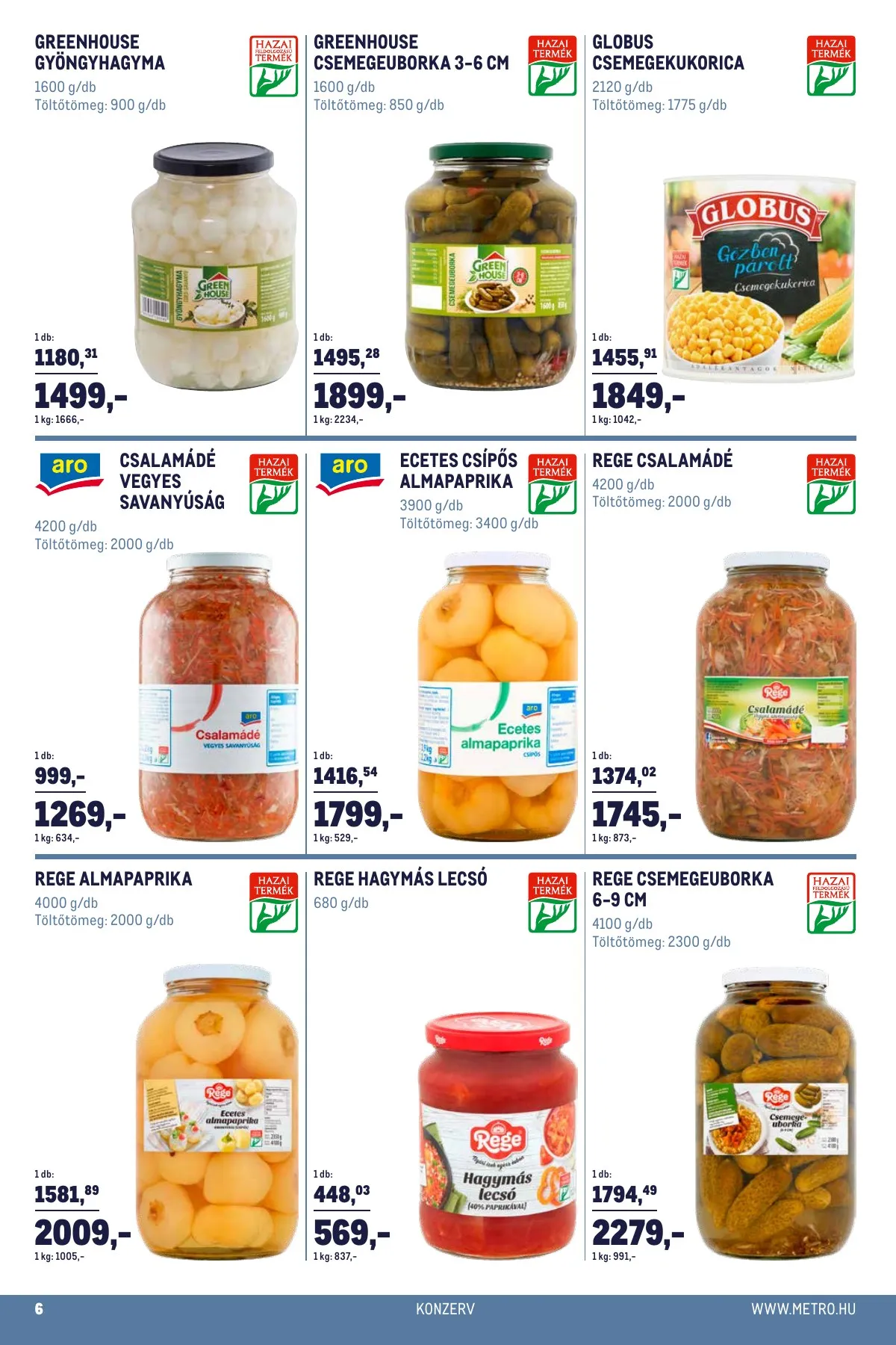 Metro akciós újság Horeca magyar 04.20–05.17 – 6. oldal