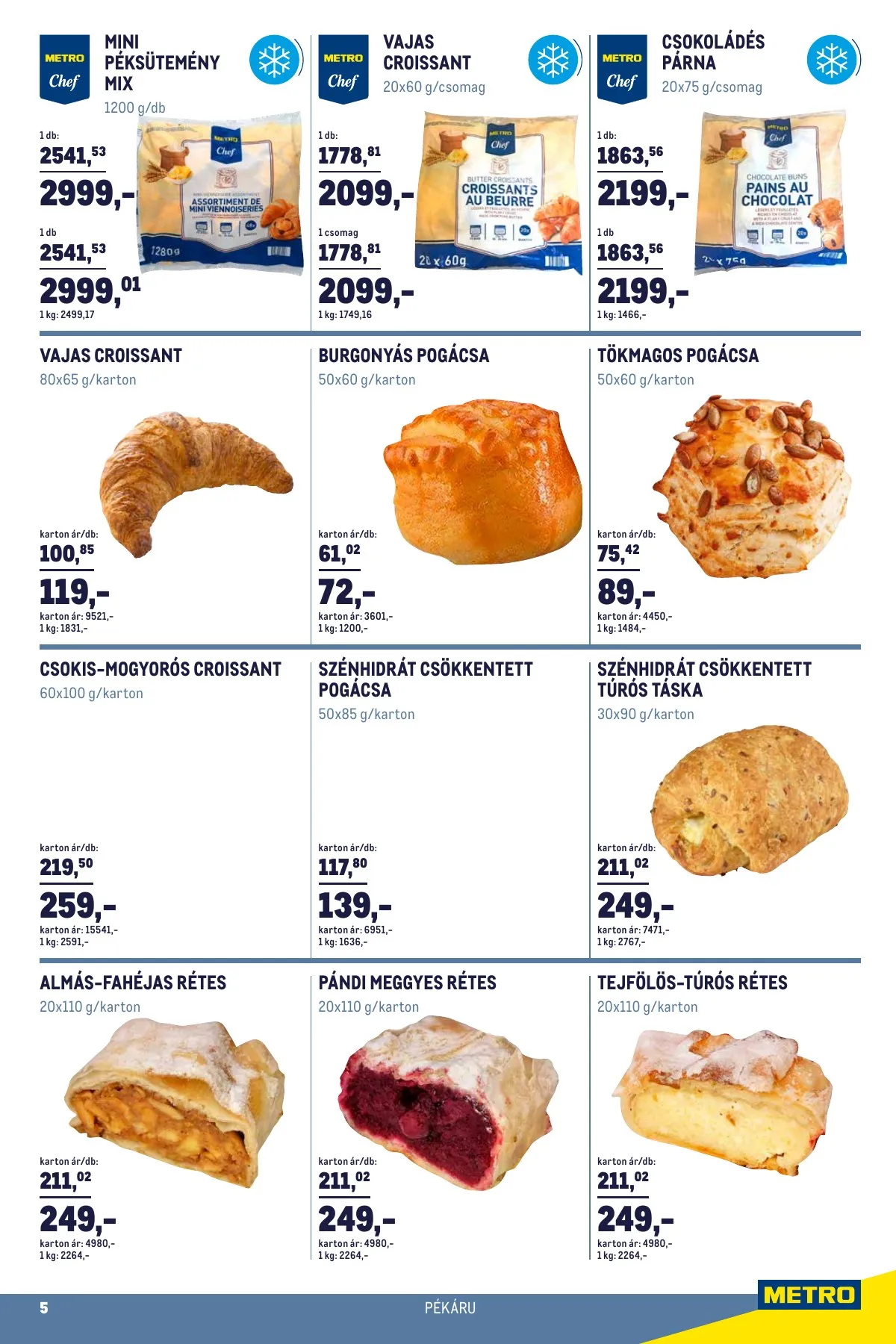 Metro akciós újság Horeca pekseg 01.02–01.02 – 5. oldal