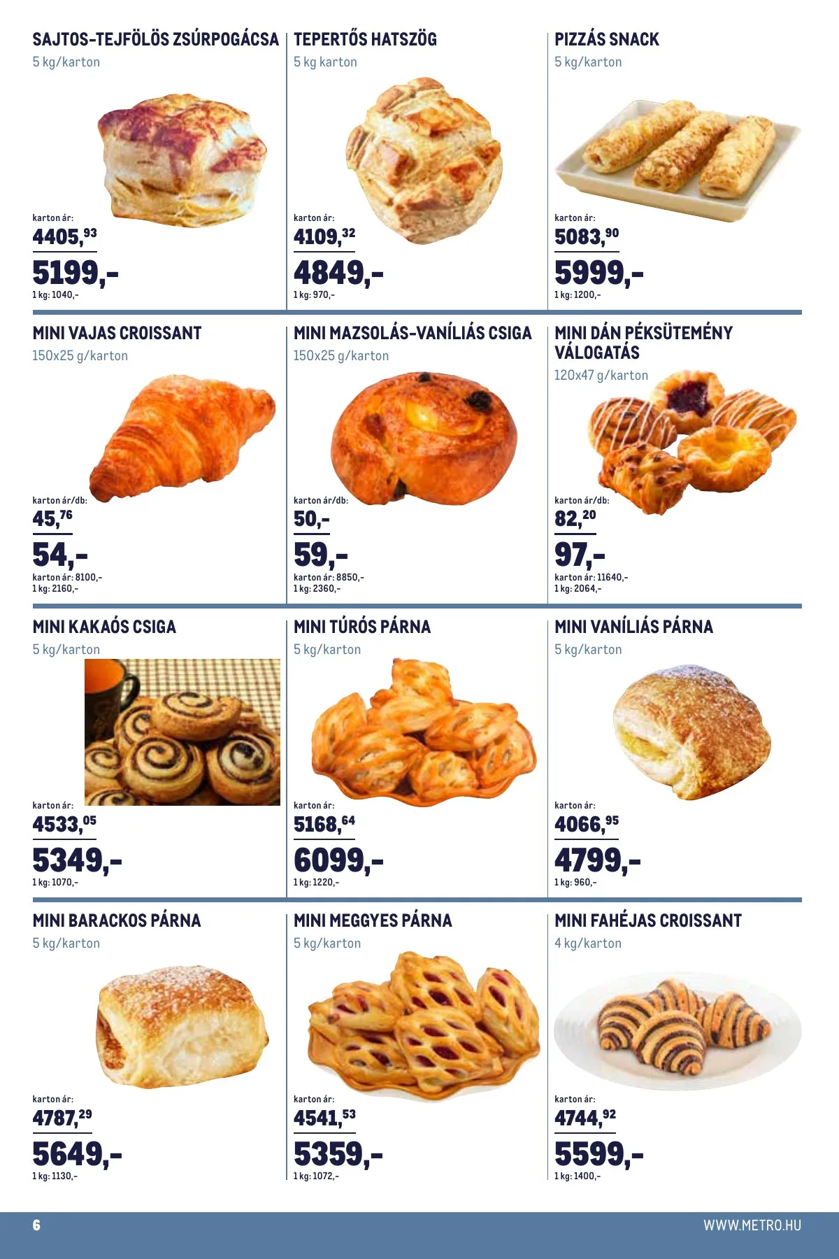 Metro akciós újság Horeca pekseg 01.02–01.02 – 6. oldal