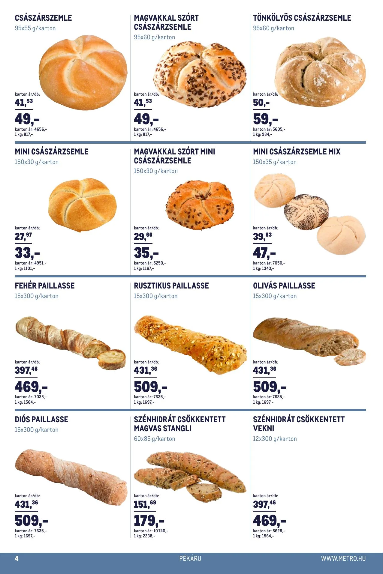 Metro akciós újság Horeca Pekseg 01.02–02.01 – 4. oldal
