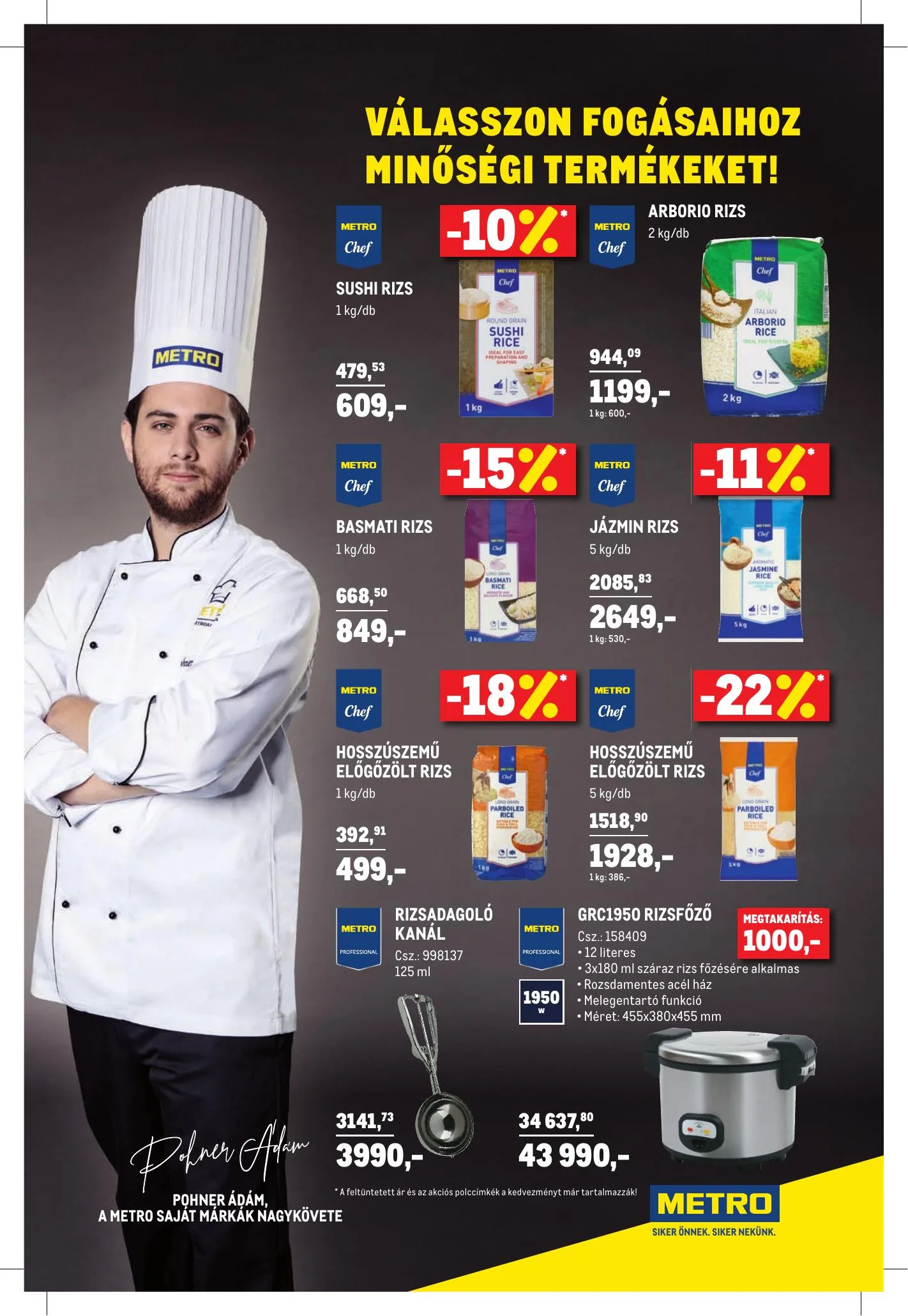 Metro akciós újság Horeca 01.20–02.16 – 15. oldal