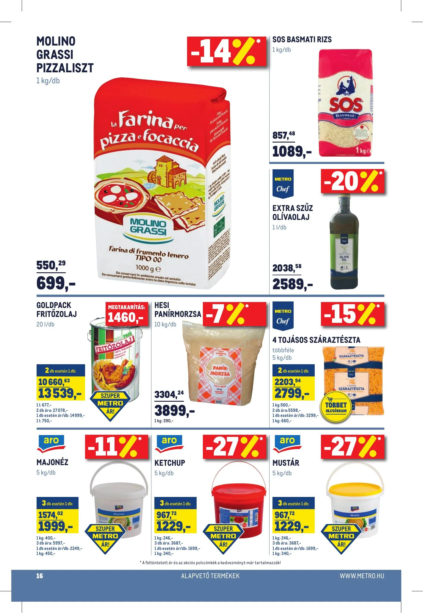 Metro akciós újság Horeca 01.20–02.16 – 16. oldal