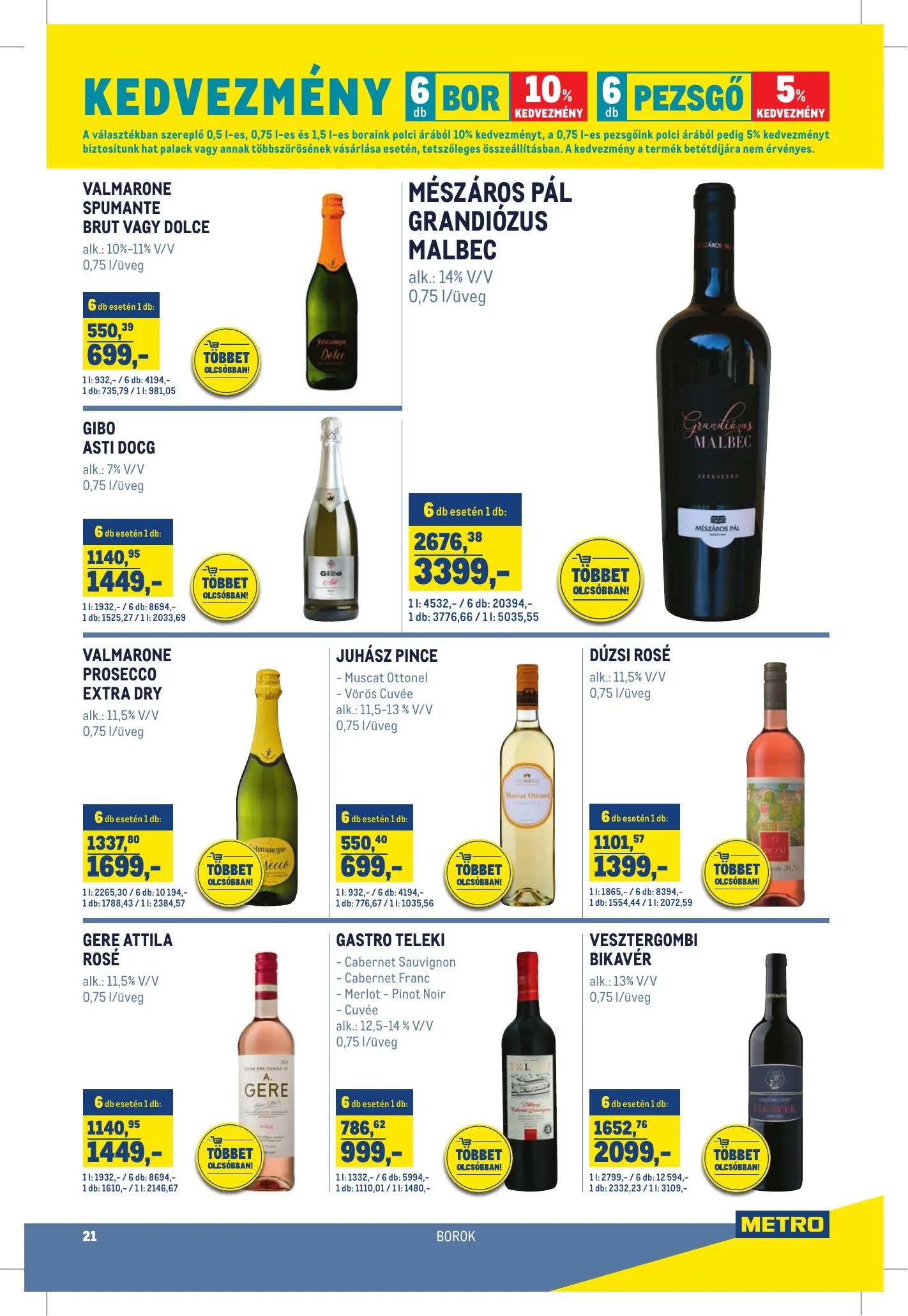 Metro akciós újság Horeca 01.20–02.16 – 21. oldal