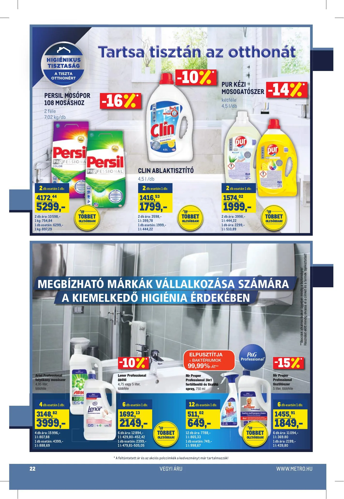 Metro akciós újság Horeca 01.20–02.16 – 22. oldal