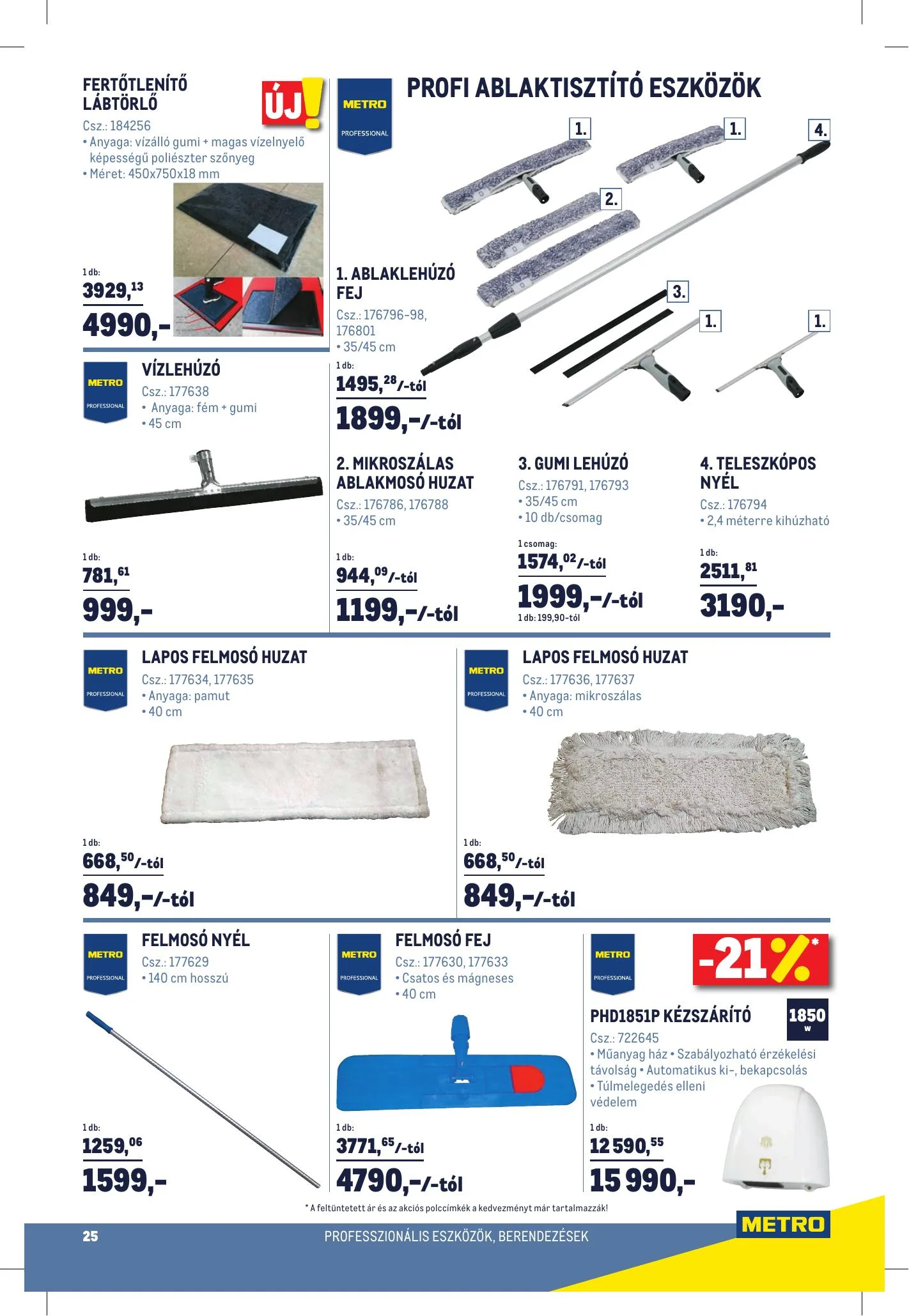 Metro akciós újság Horeca 01.20–02.16 – 25. oldal