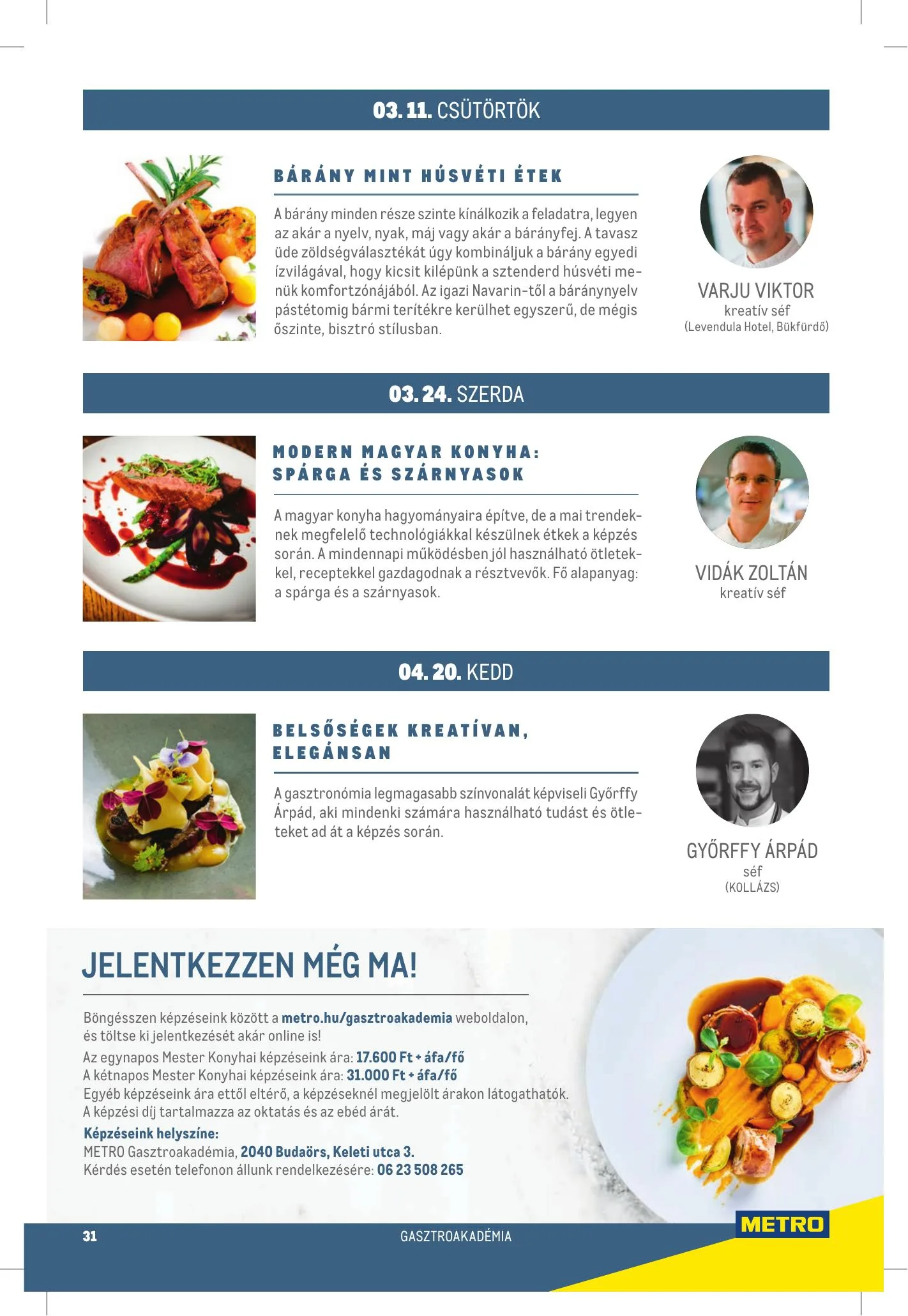 Metro akciós újság Horeca 01.20–02.16 – 31. oldal