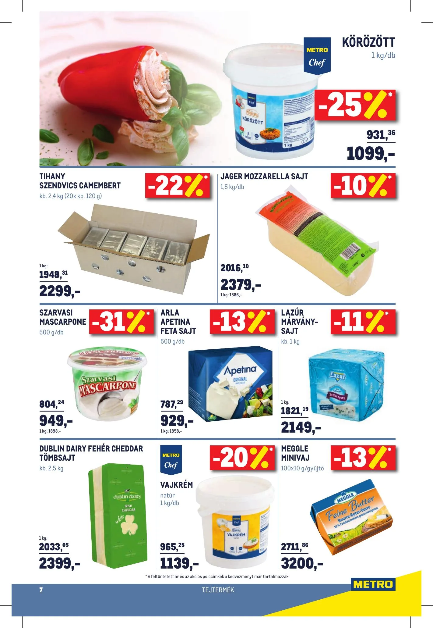 Metro akciós újság Horeca 01.20–02.16 – 7. oldal