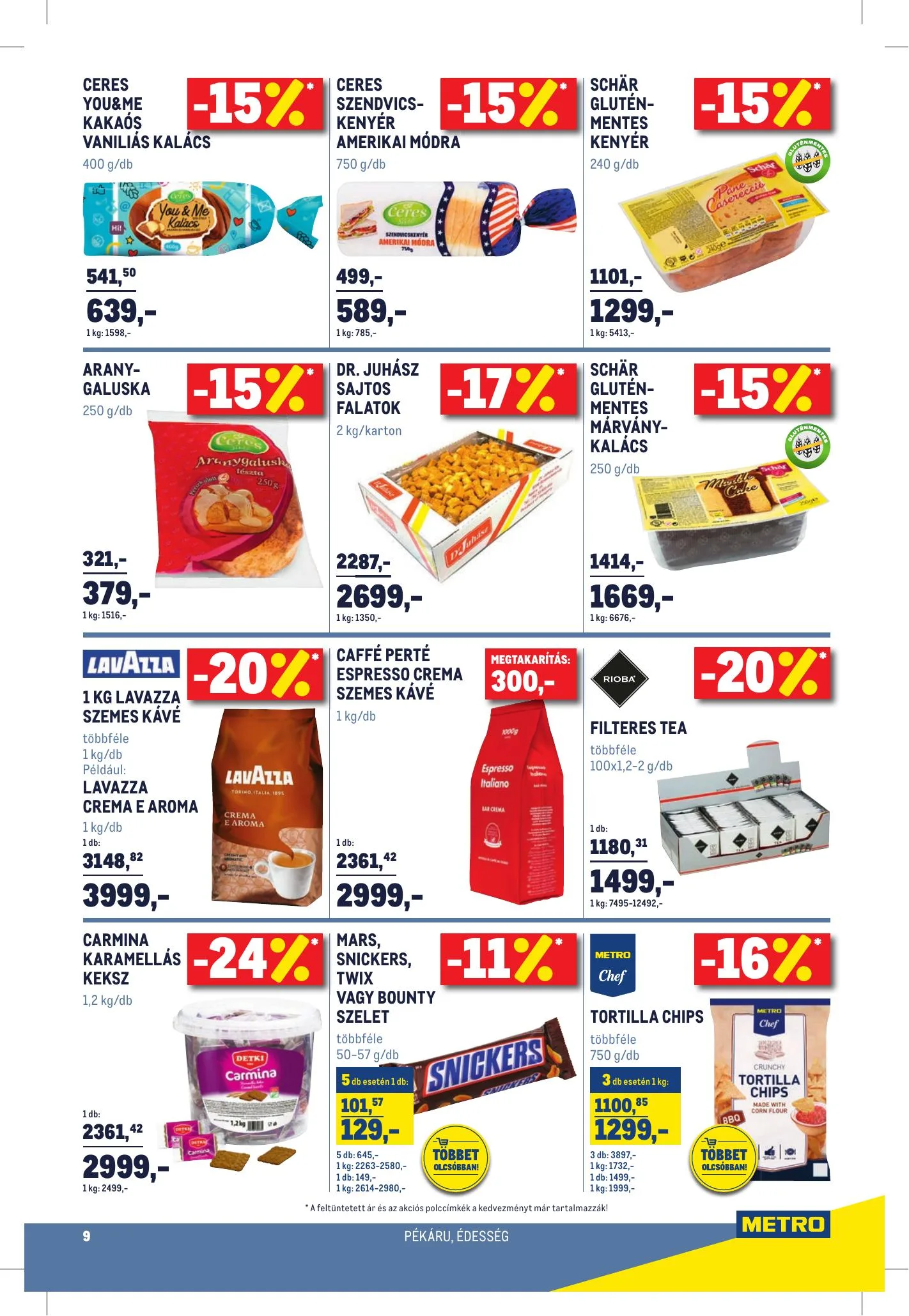 Metro akciós újság Horeca 01.20–02.16 – 9. oldal