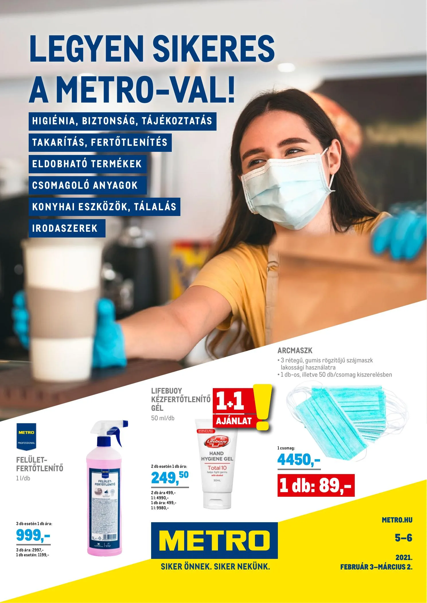 Metro akciós újság Horeca 02.03–03.02