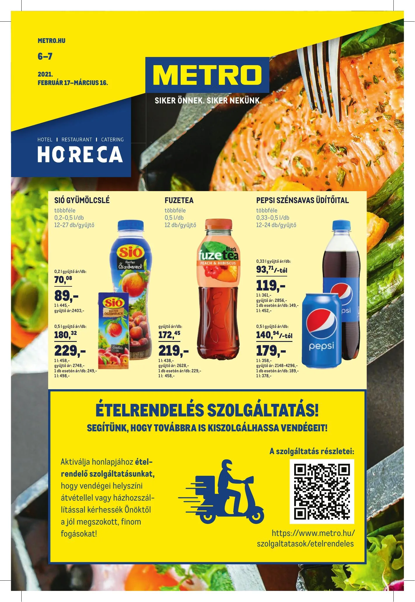 Metro akciós újság Horeca 02.17–03.16