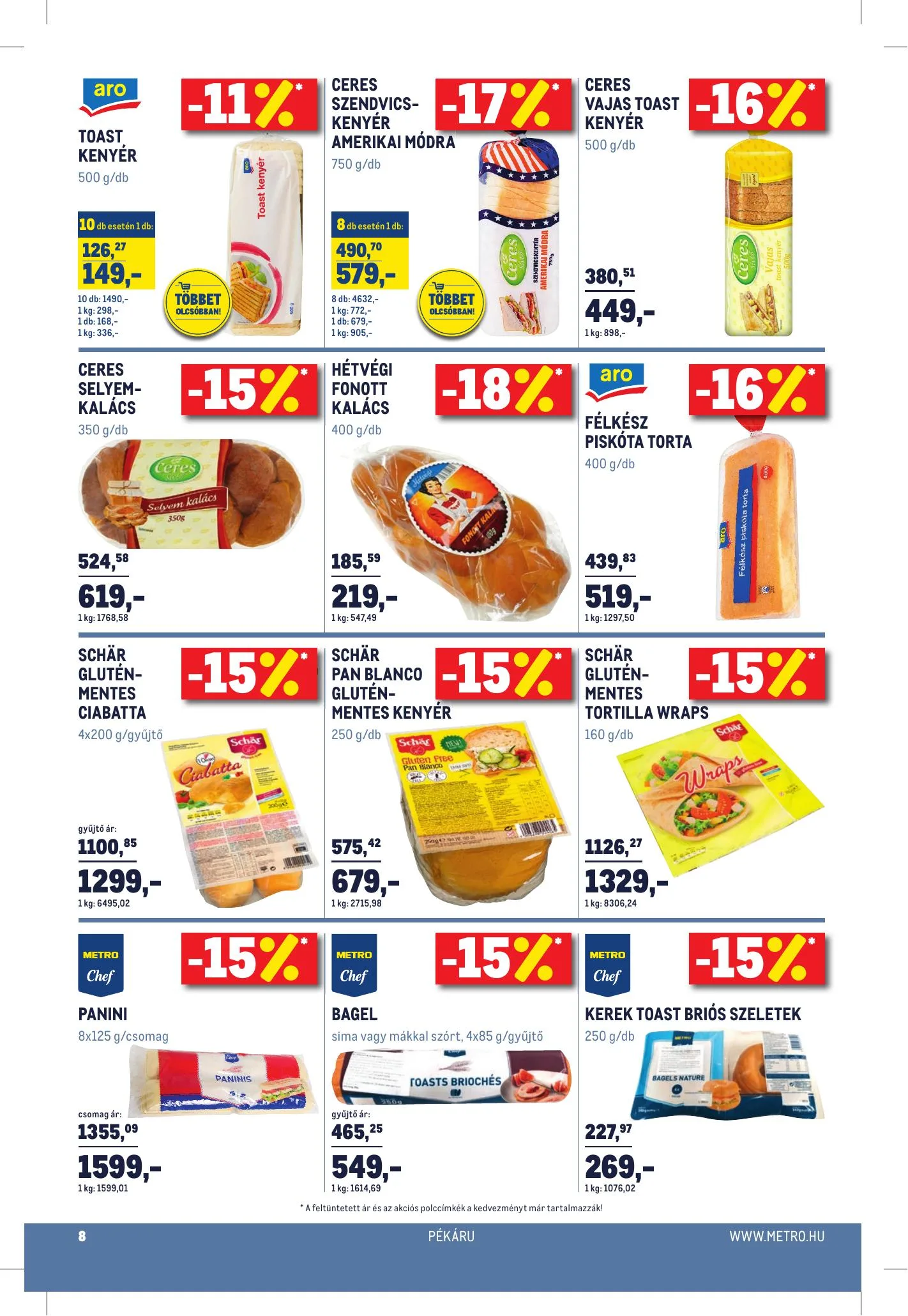 Metro akciós újság Horeca 02.17–03.16 – 8. oldal