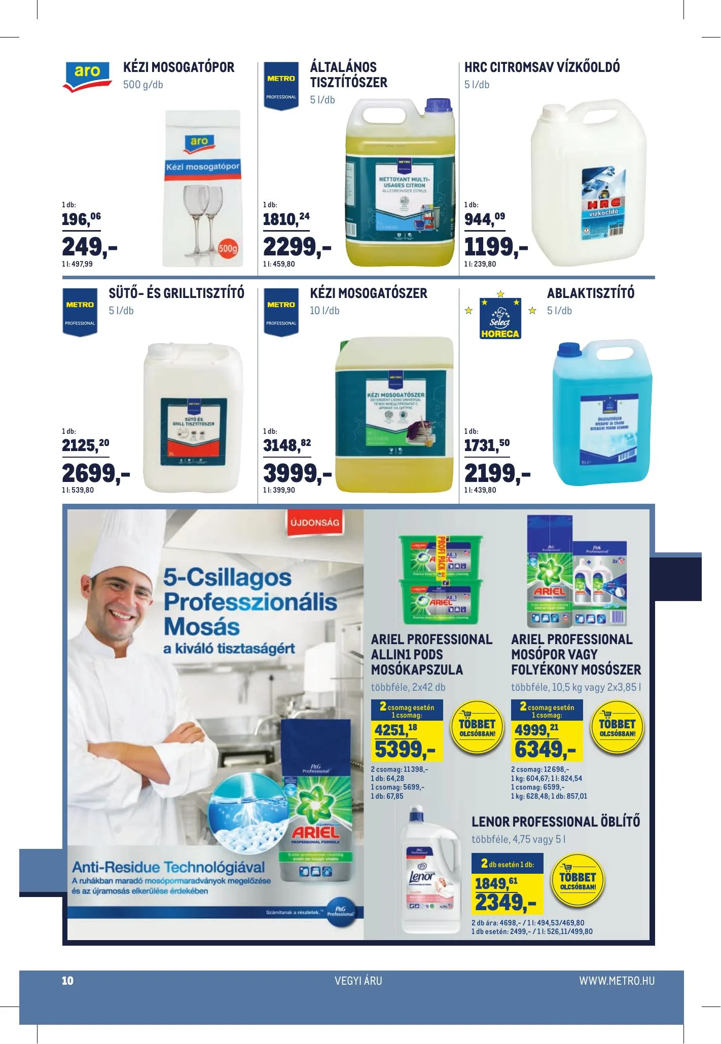 Metro akciós újság Horeca 03.17–04.20 – 10. oldal