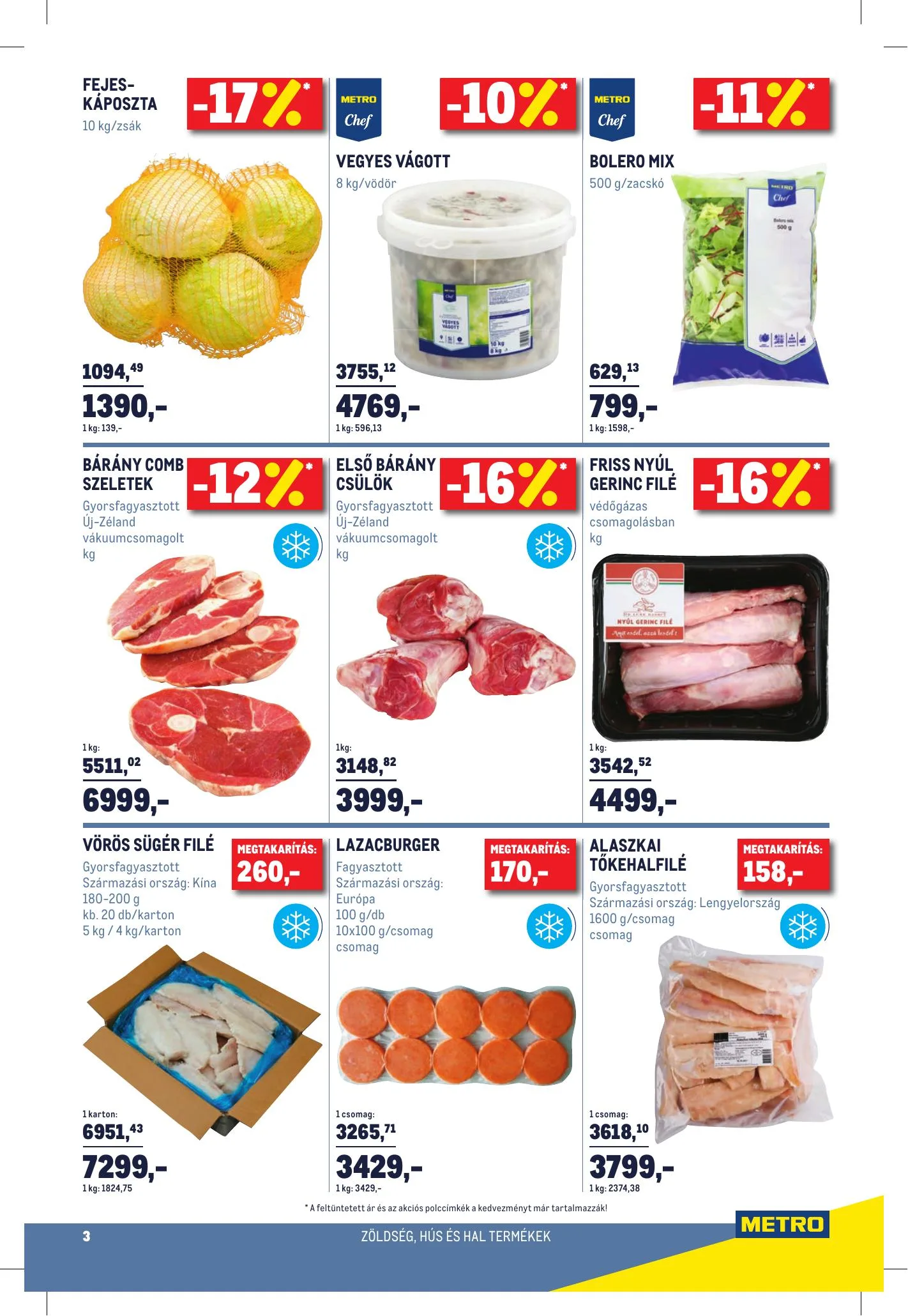 Metro akciós újság Horeca 03.17–04.20 – 3. oldal
