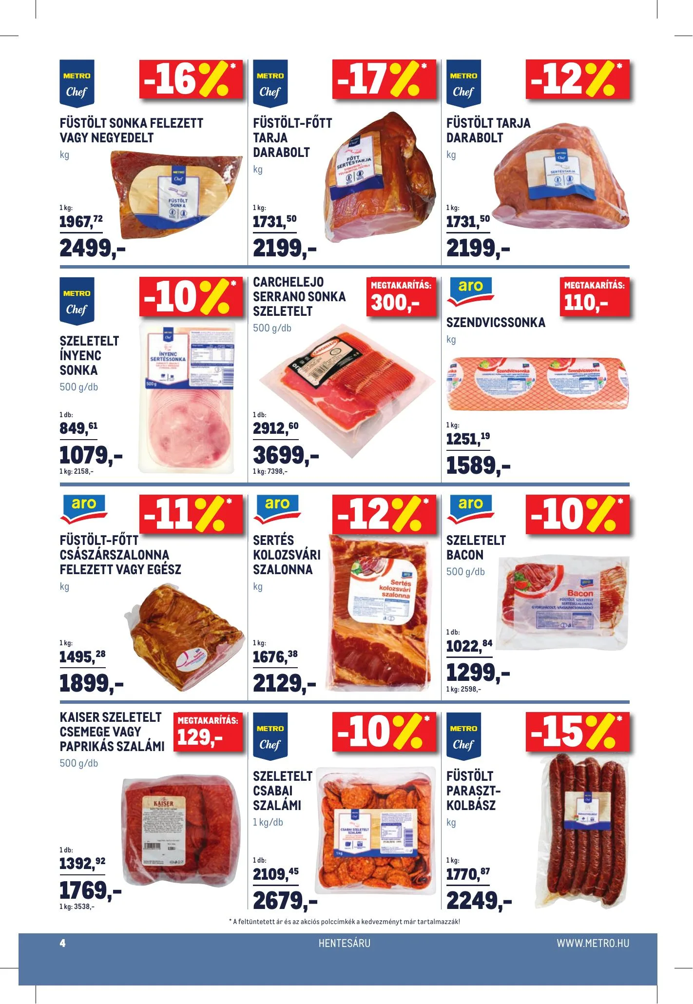 Metro akciós újság Horeca 03.17–04.20 – 4. oldal