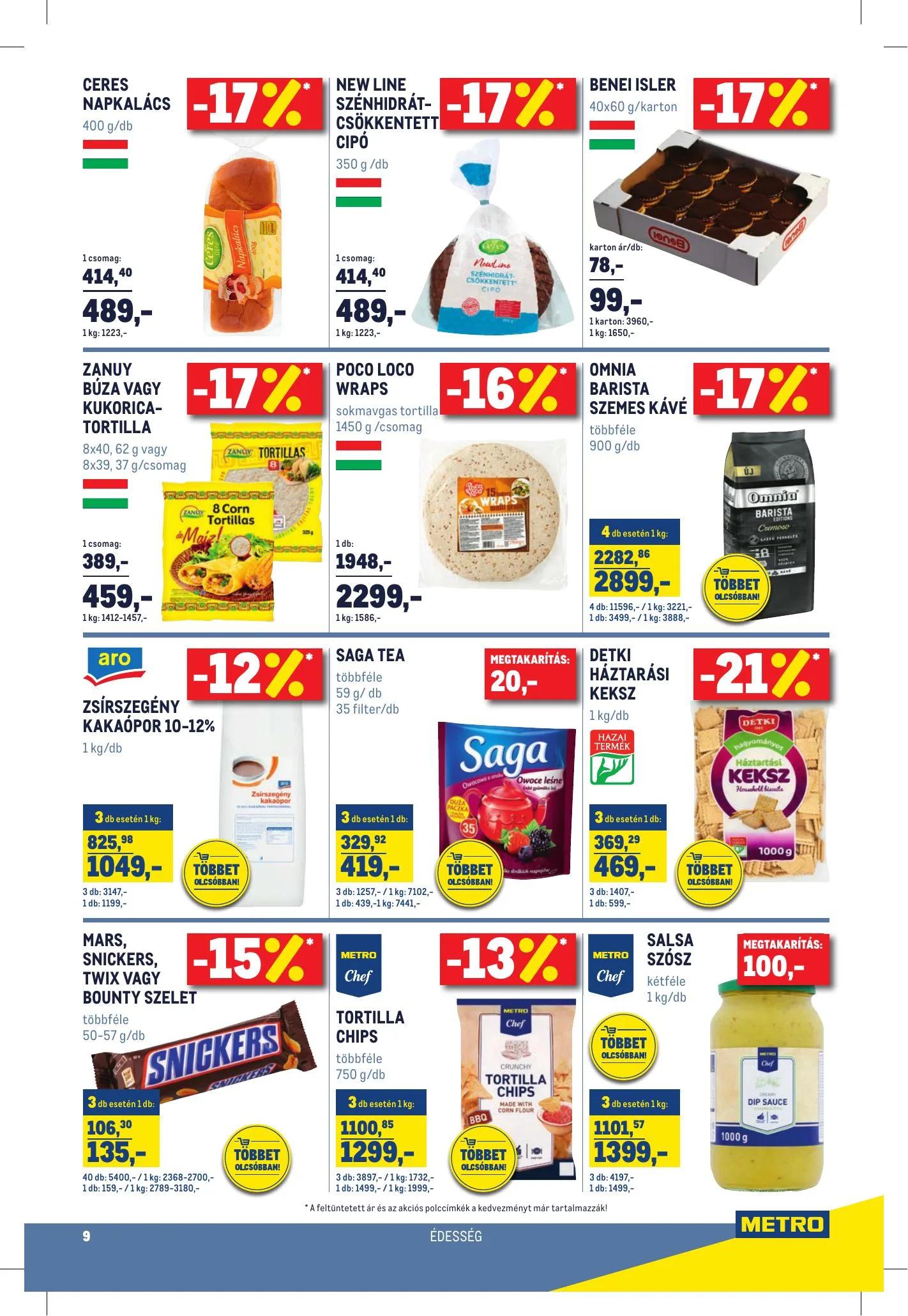 Metro akciós újság Horeca 03.17–04.20 – 9. oldal