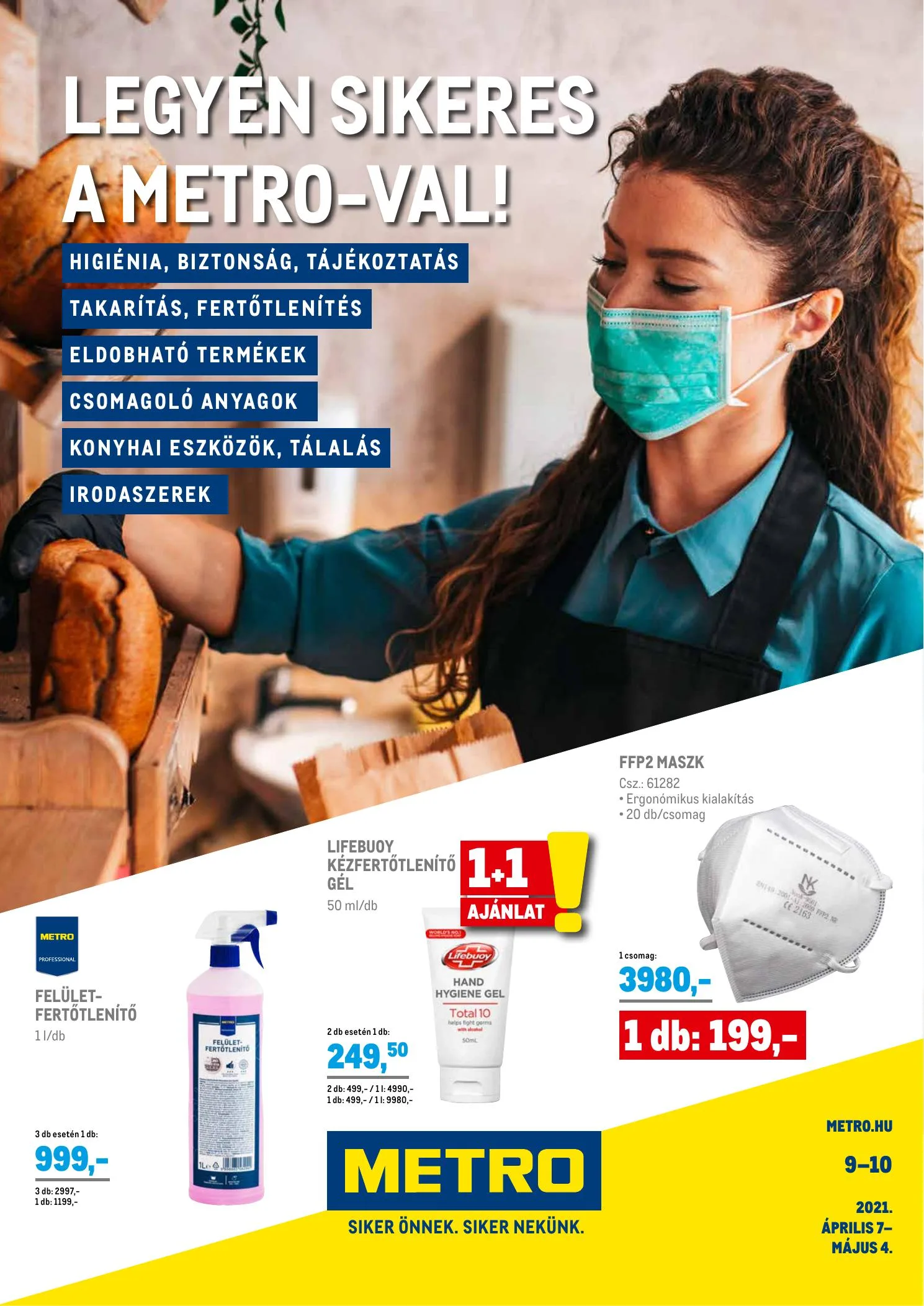 Metro akciós újság Horeca 04.07–05.04