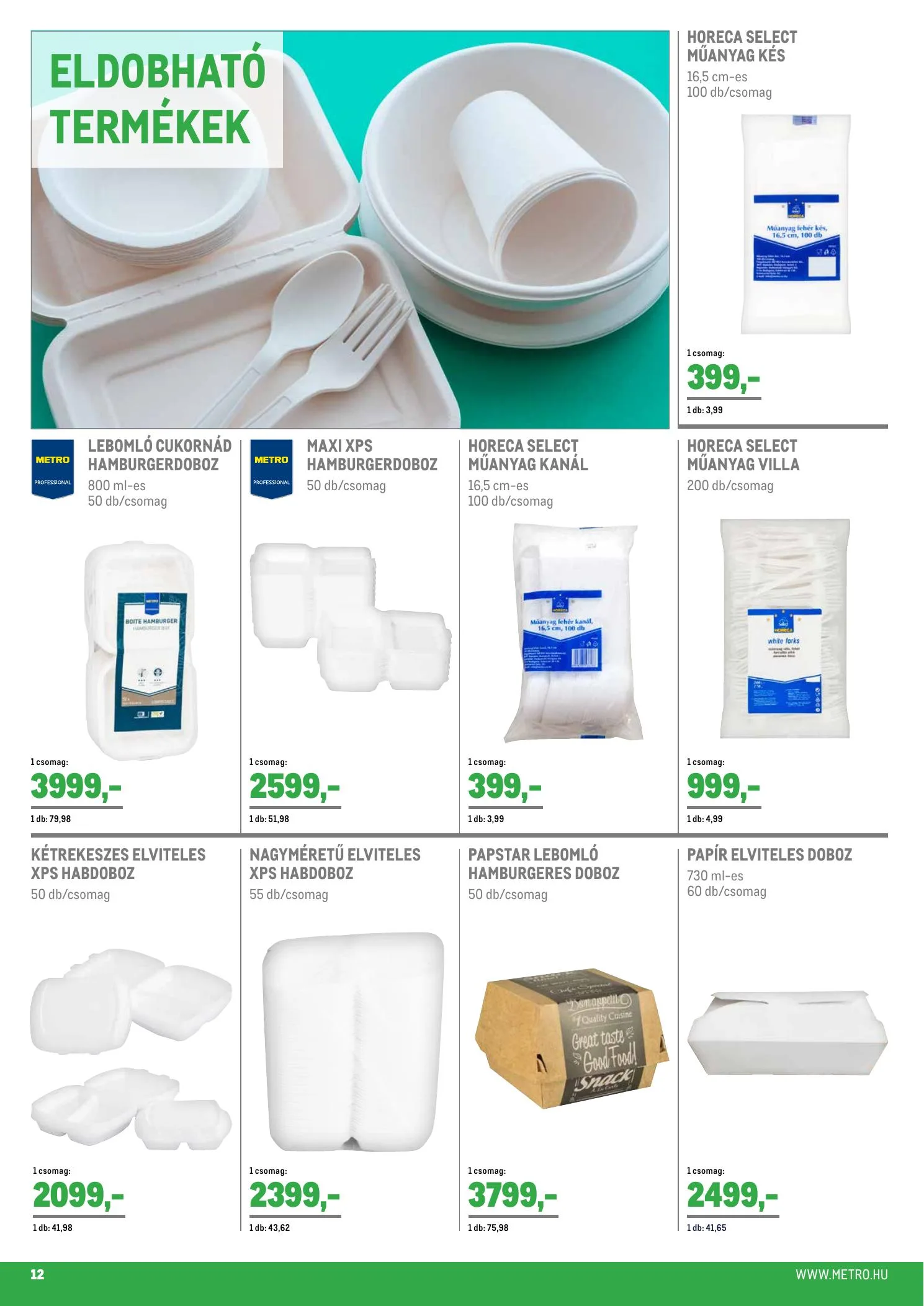 Metro akciós újság Horeca 04.07–05.04 – 12. oldal