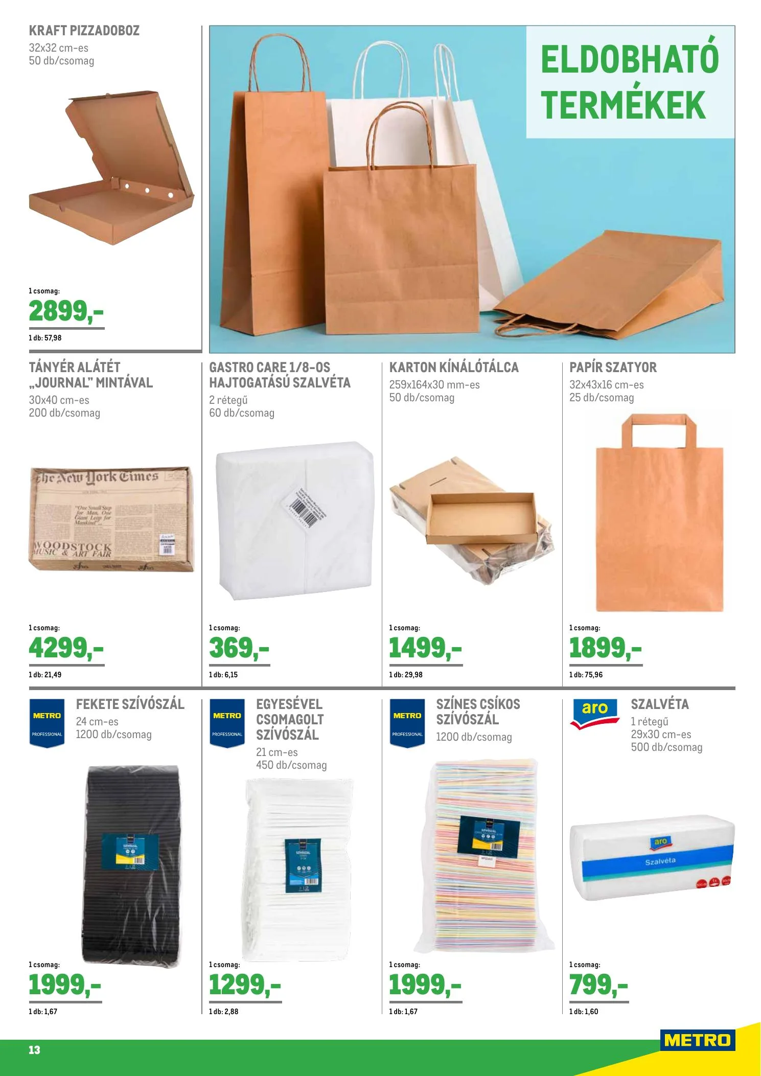 Metro akciós újság Horeca 04.07–05.04 – 13. oldal