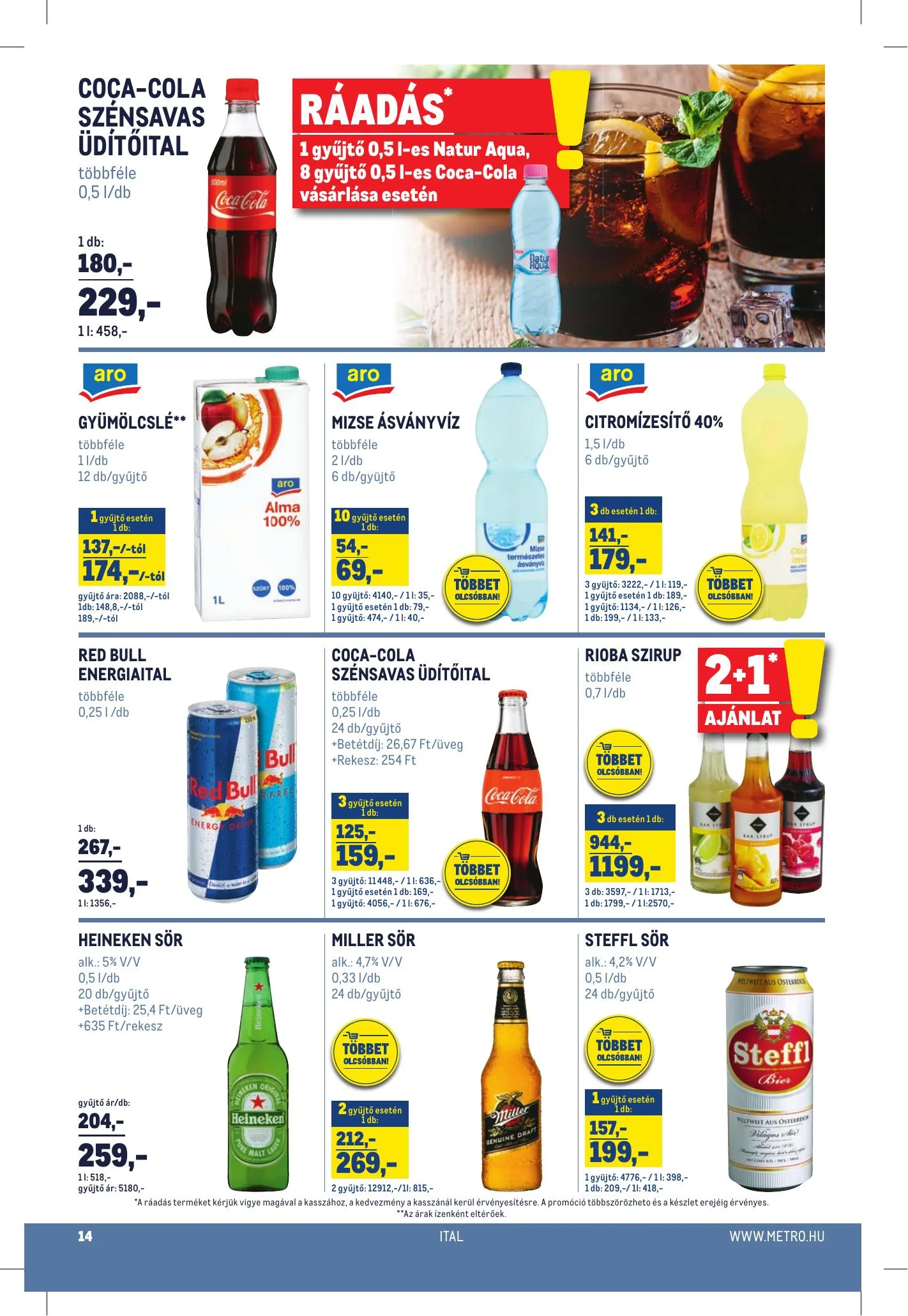 Metro akciós újság Horeca 04.21–05.18 – 14. oldal