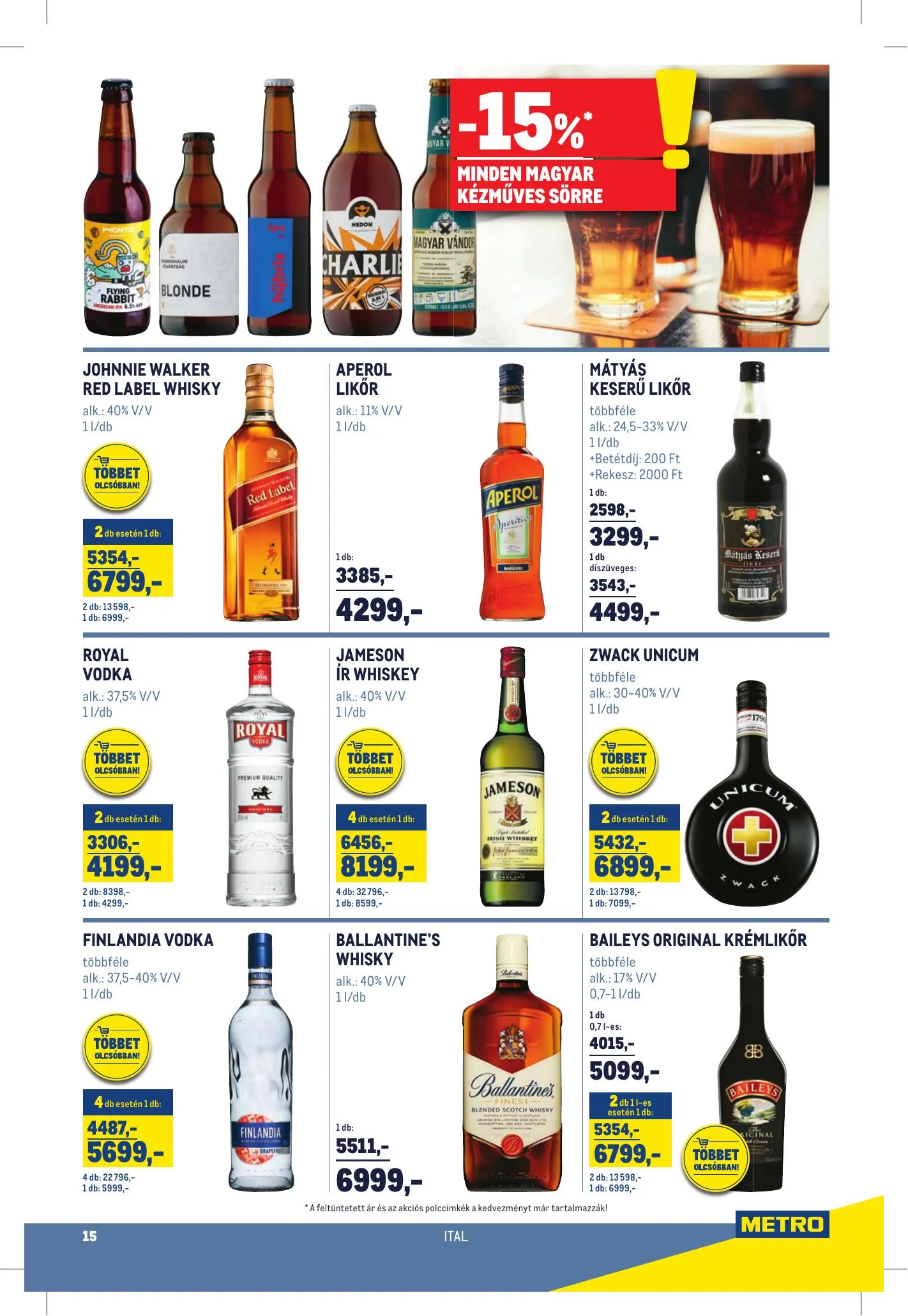 Metro akciós újság Horeca 04.21–05.18 – 15. oldal