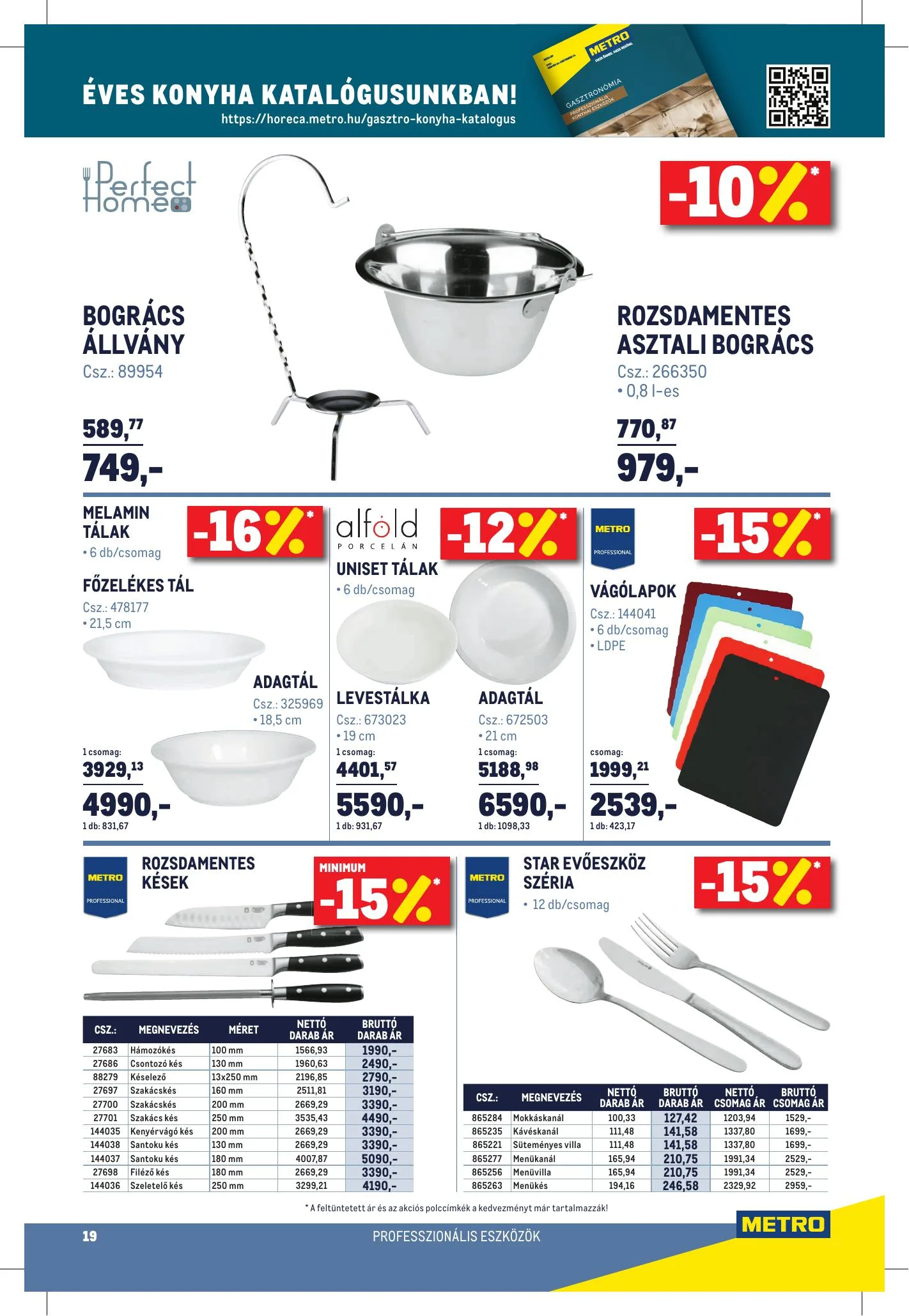 Metro akciós újság Horeca 04.21–05.18 – 19. oldal