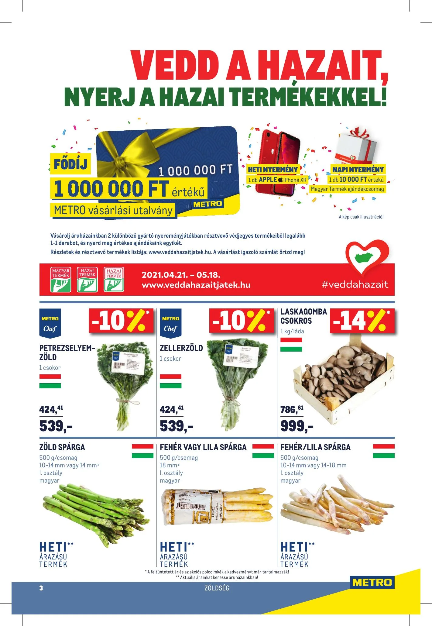 Metro akciós újság Horeca 04.21–05.18 – 3. oldal