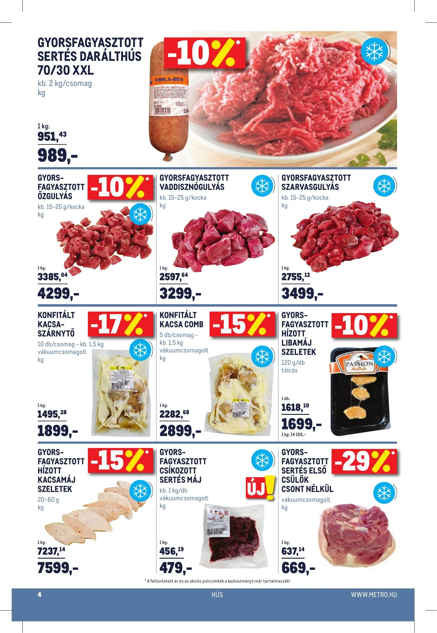 Metro akciós újság Horeca 04.21–05.18 – 4. oldal