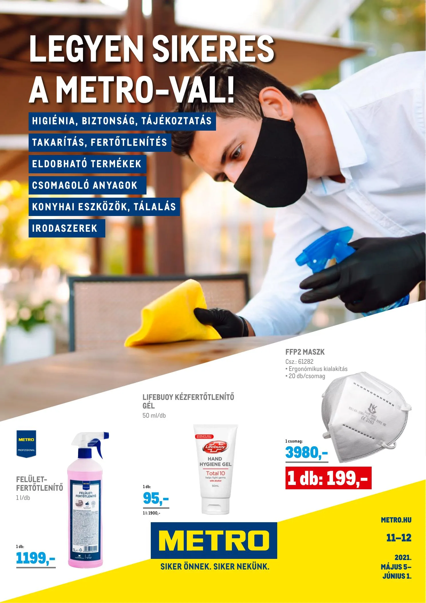 Metro akciós újság Horeca 05.05–06.01