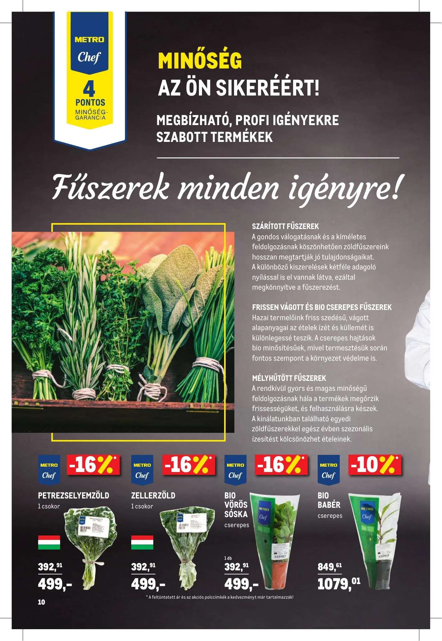 Metro akciós újság Horeca 08.11–09.07 – 10. oldal