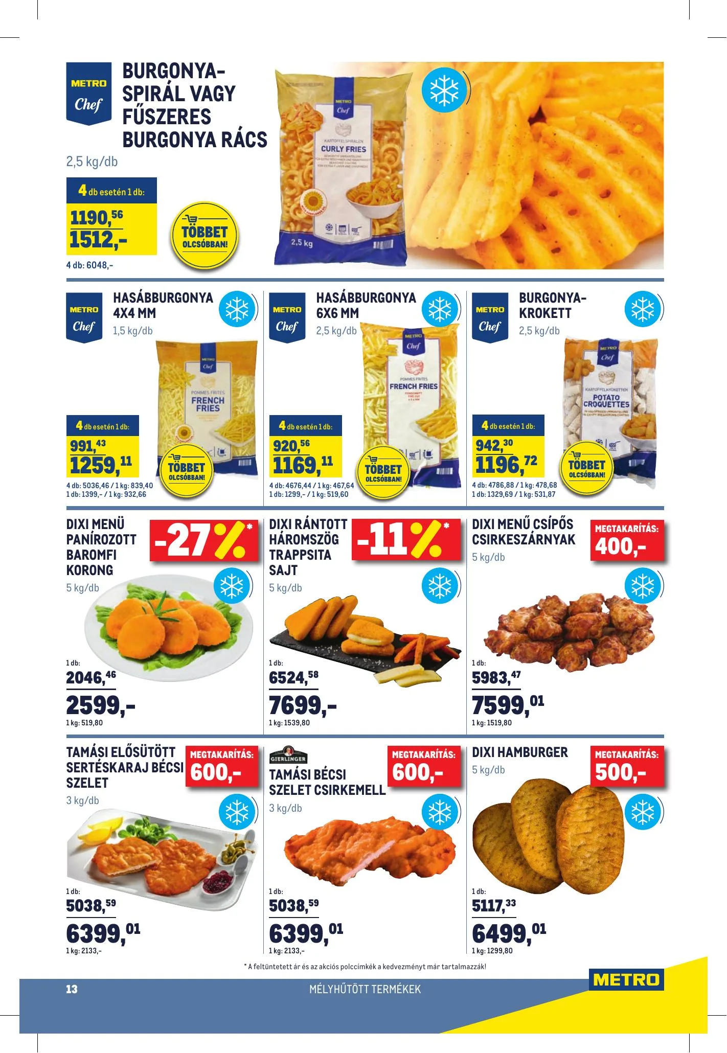 Metro akciós újság Horeca 08.11–09.07 – 13. oldal