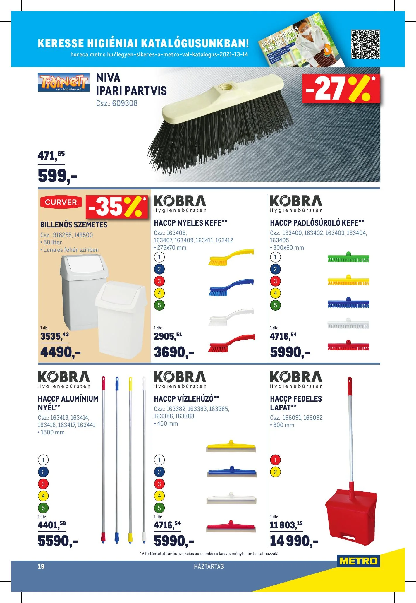 Metro akciós újság Horeca 08.11–09.07 – 19. oldal