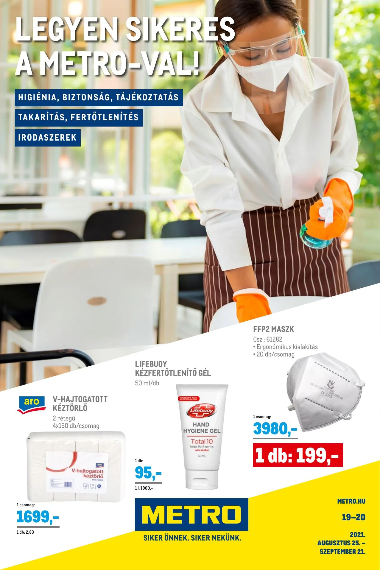 Metro akciós újság Horeca 08.25–09.21