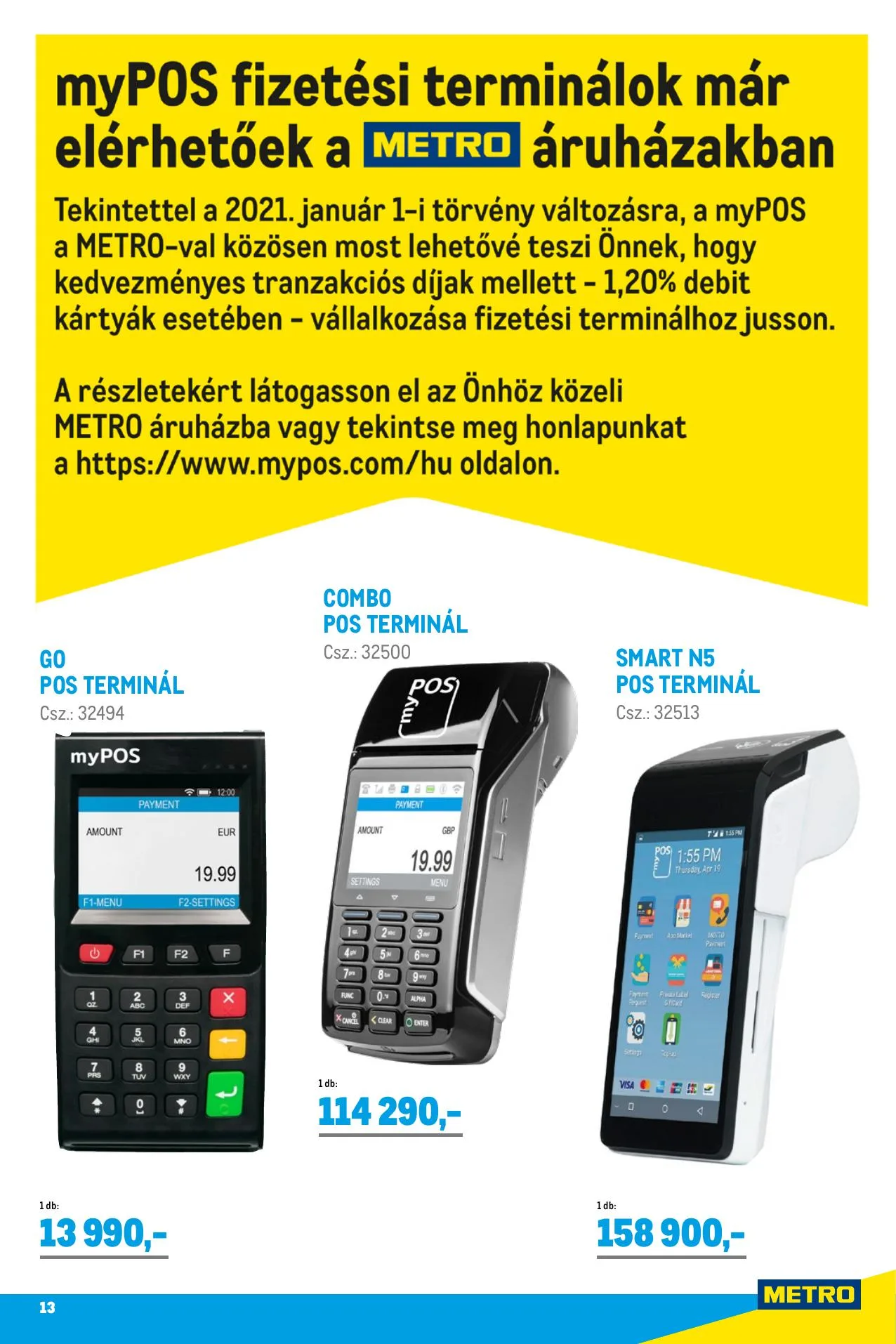 Metro akciós újság Horeca 08.25–09.21 – 13. oldal