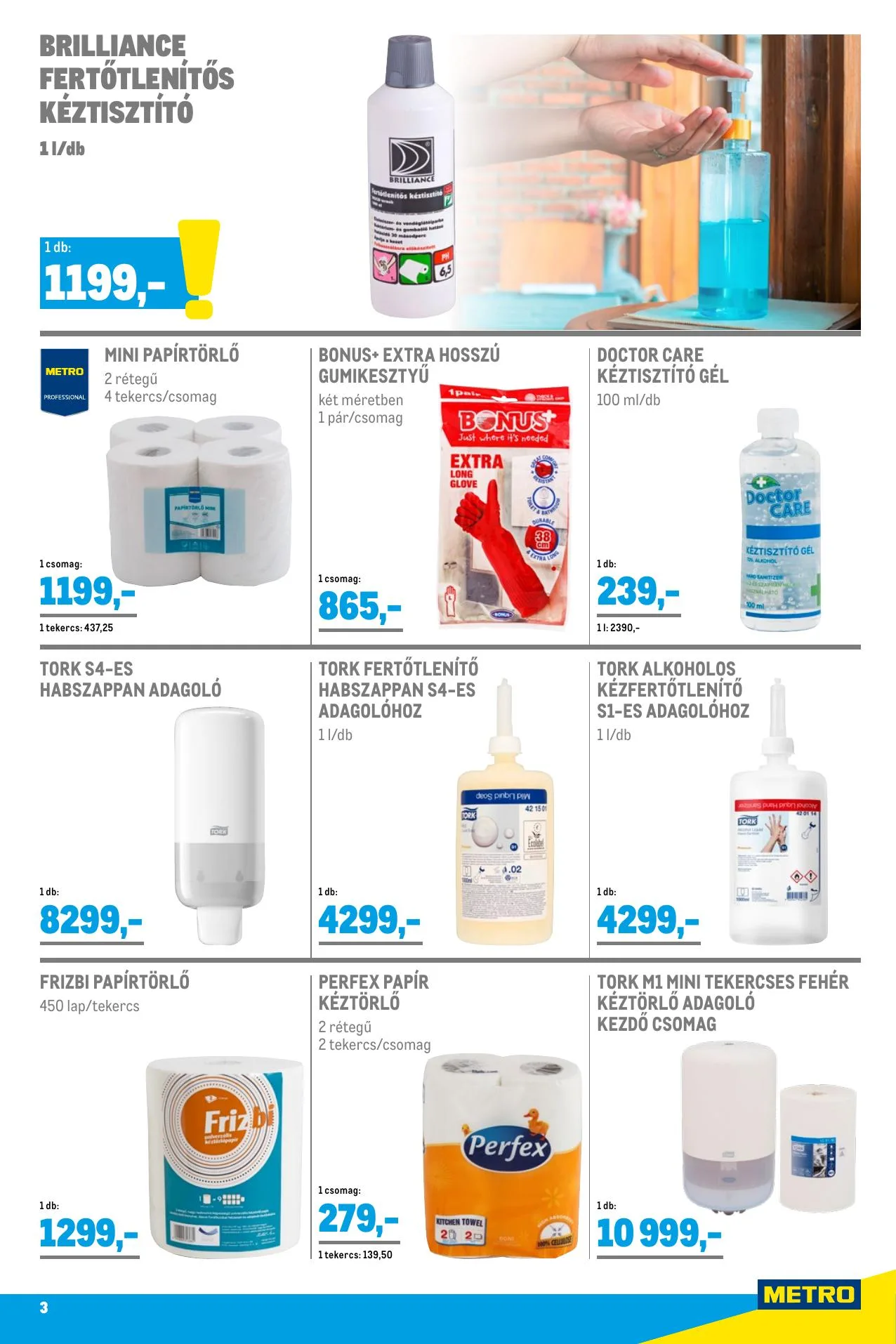 Metro akciós újság Horeca 08.25–09.21 – 3. oldal