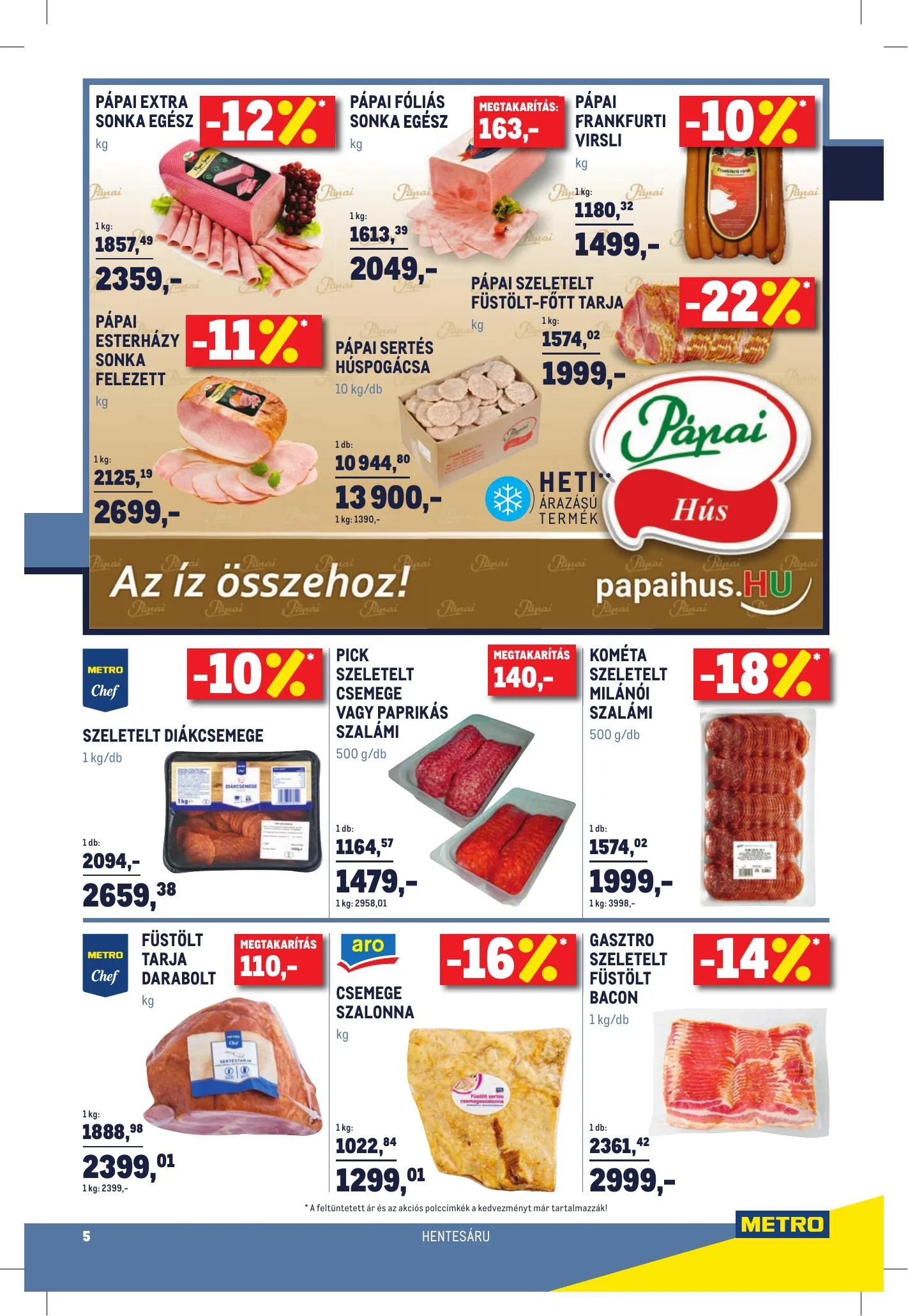 Metro akciós újság Horeca 09.08–10.05 – 5. oldal